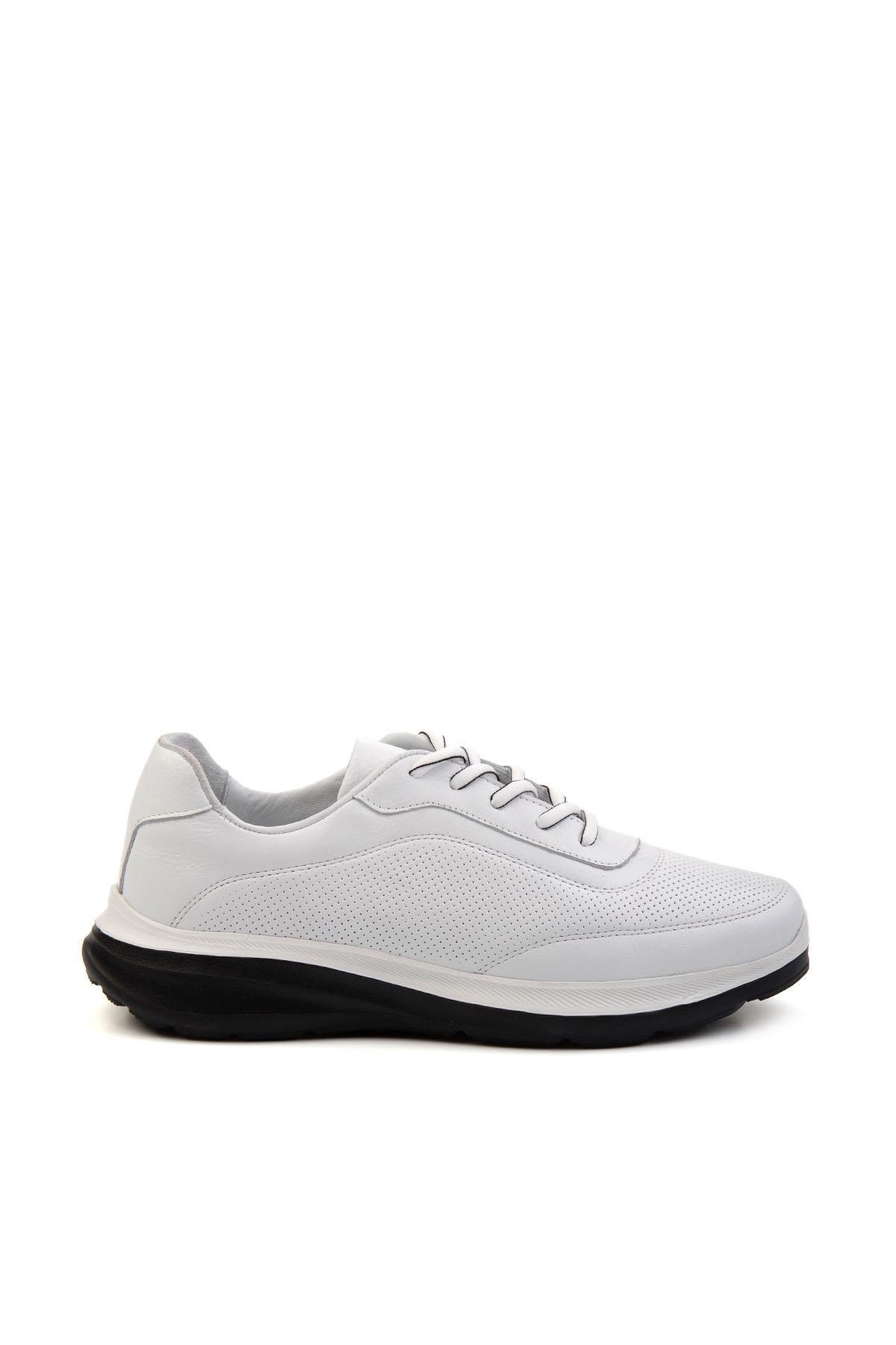 Beyaz Leather Erkek Casual Ayakkabı E01084240443