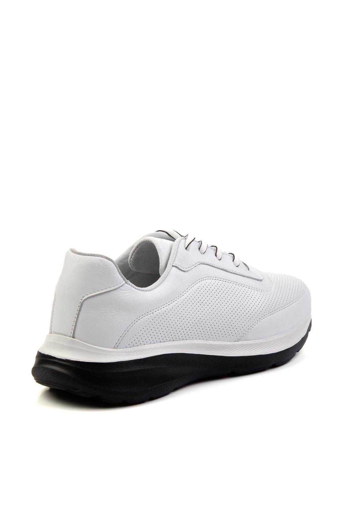 Beyaz Leather Erkek Casual Ayakkabı E01084240443