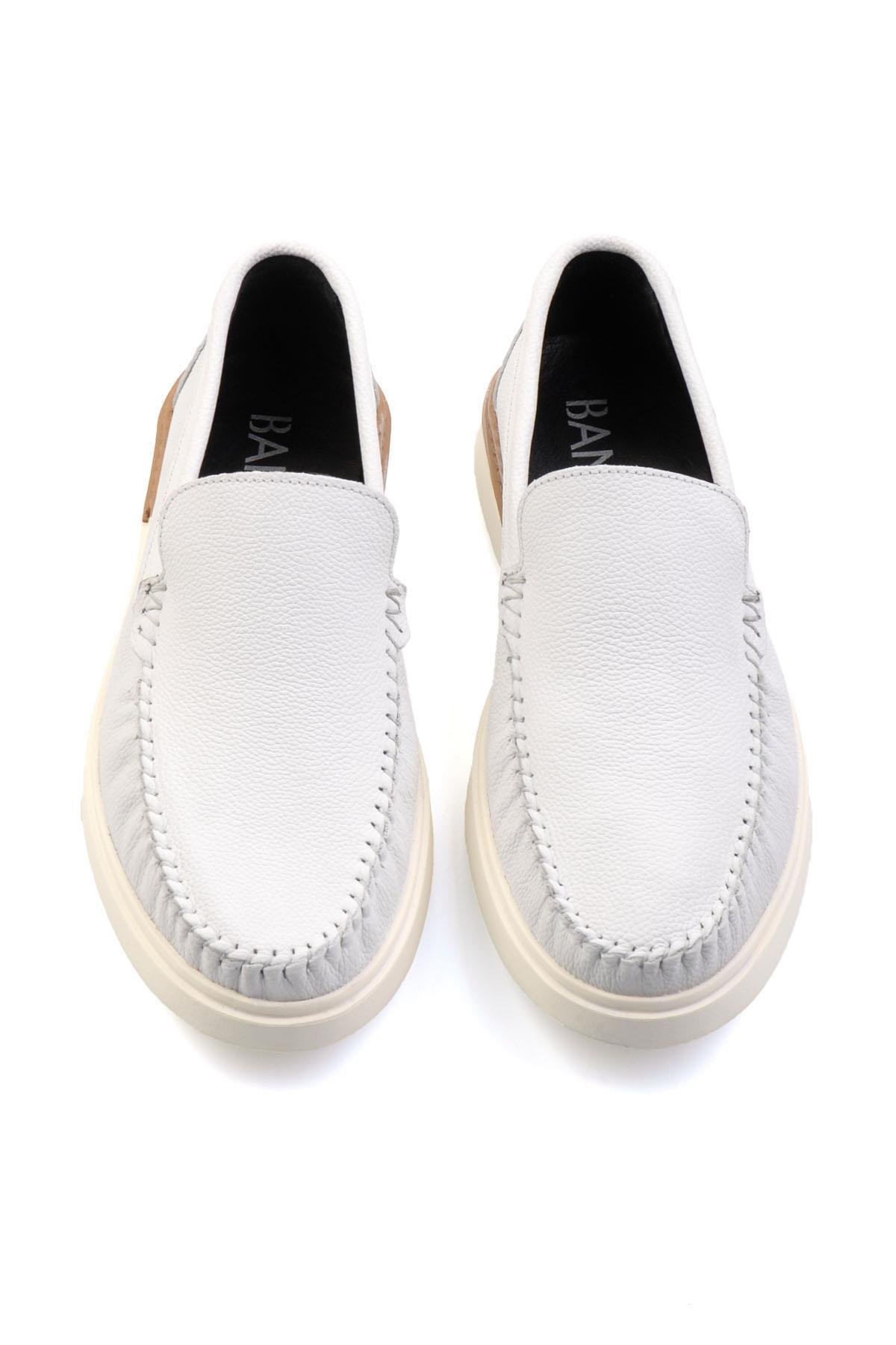 Beyaz Leather Erkek Casual Ayakkabı E01863654740