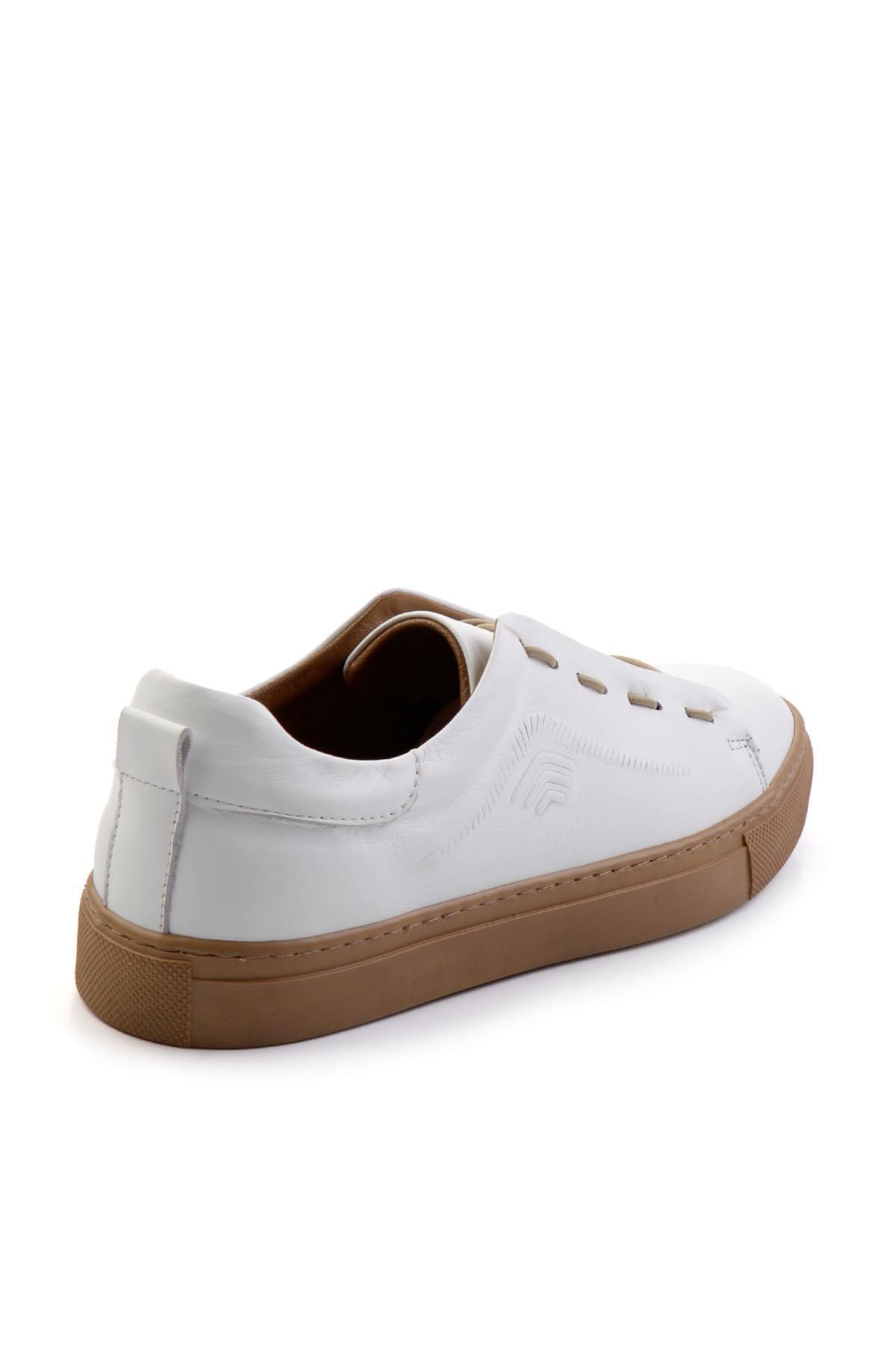 Beyaz Leather Erkek Casual Ayakkabı E01535751243