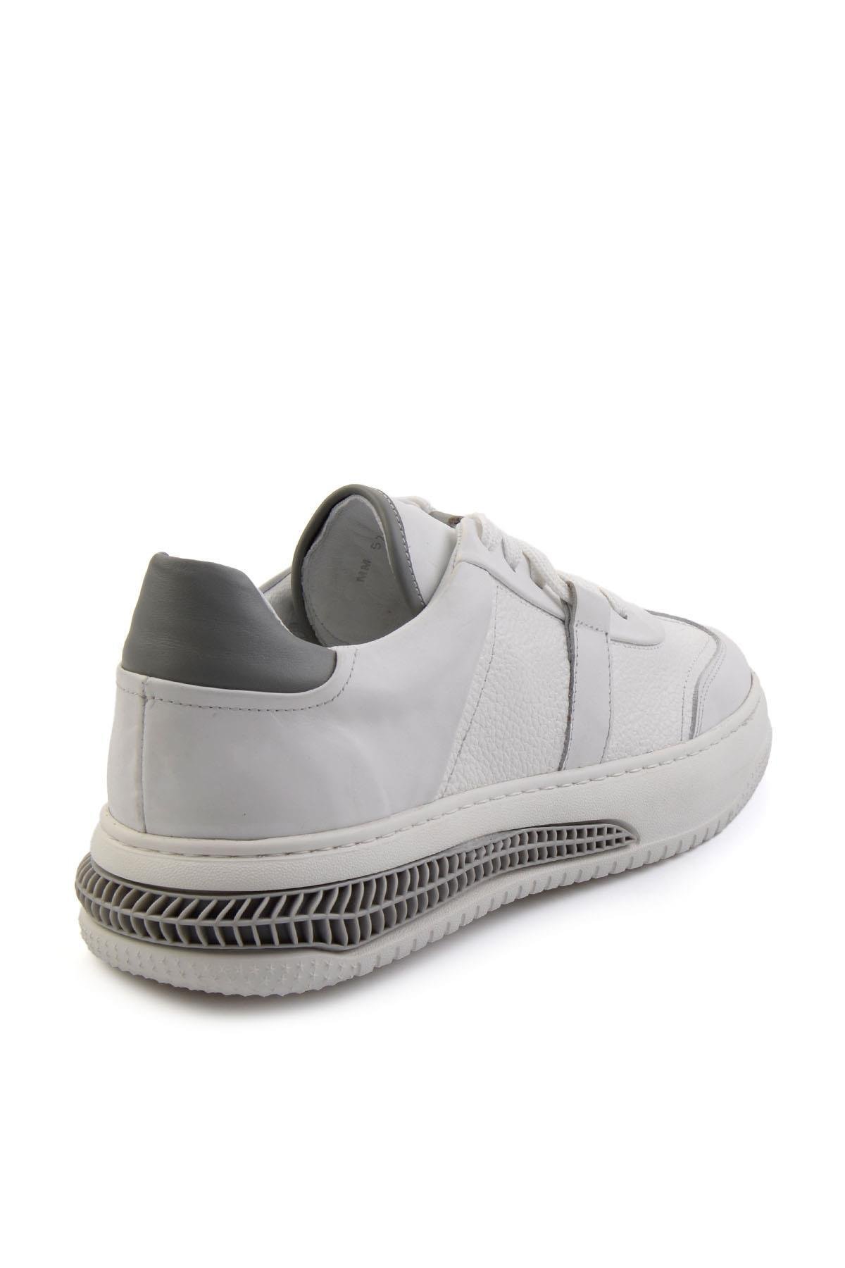 Beyaz Leather Erkek Sneaker E01075574603