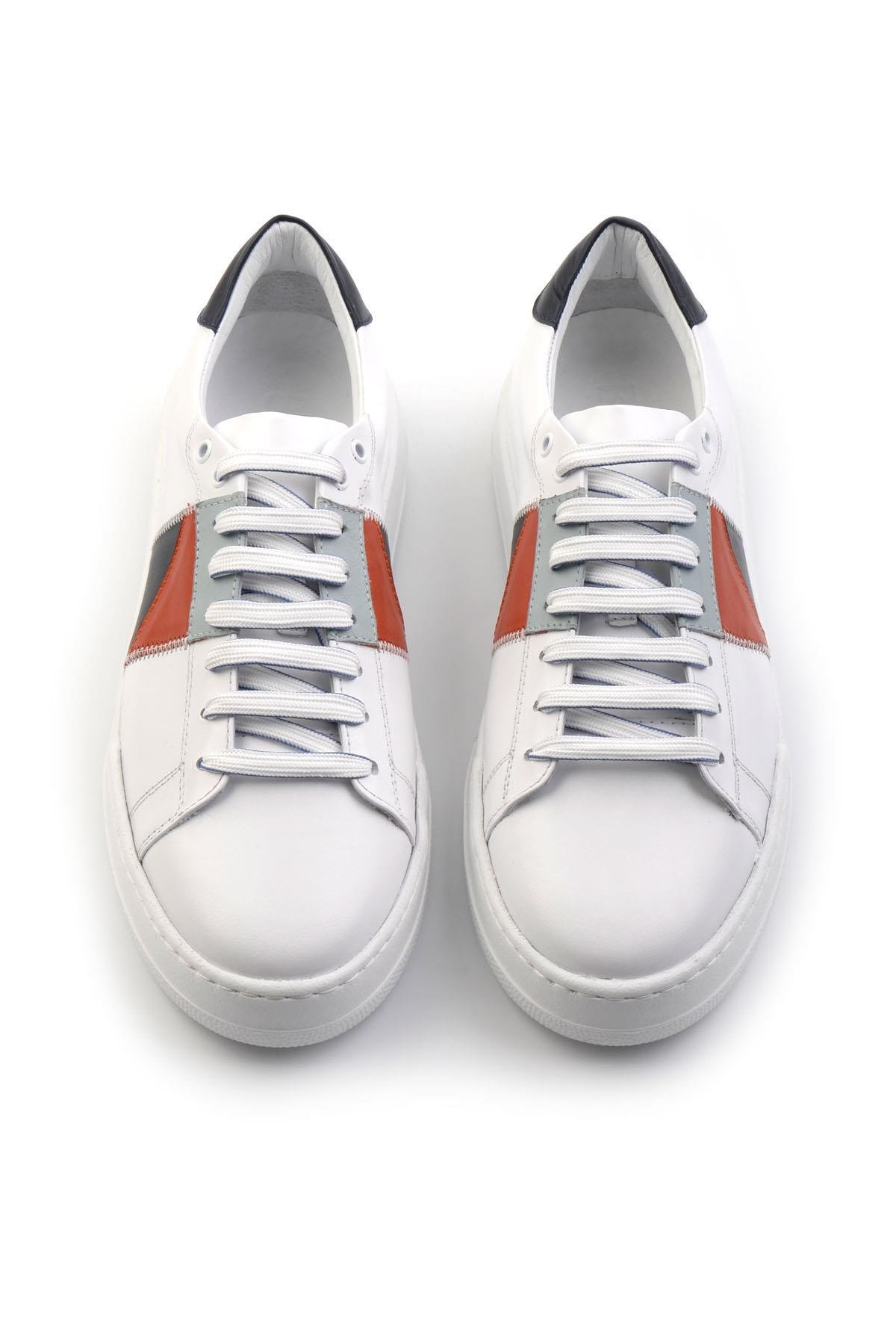 Beyaz Leather Erkek Sneaker E01083016643