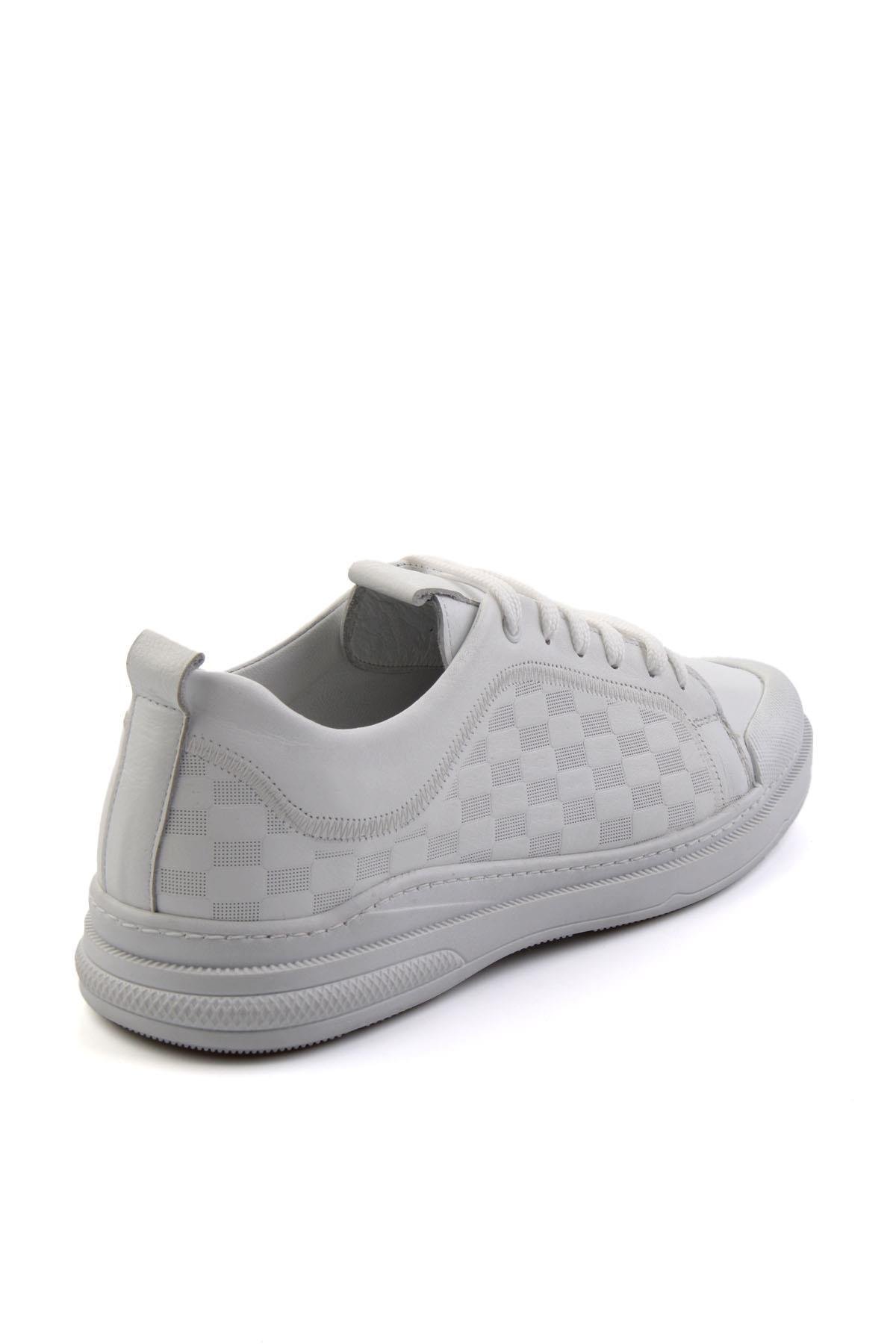 Beyaz Leather Erkek Sneaker E01084240703