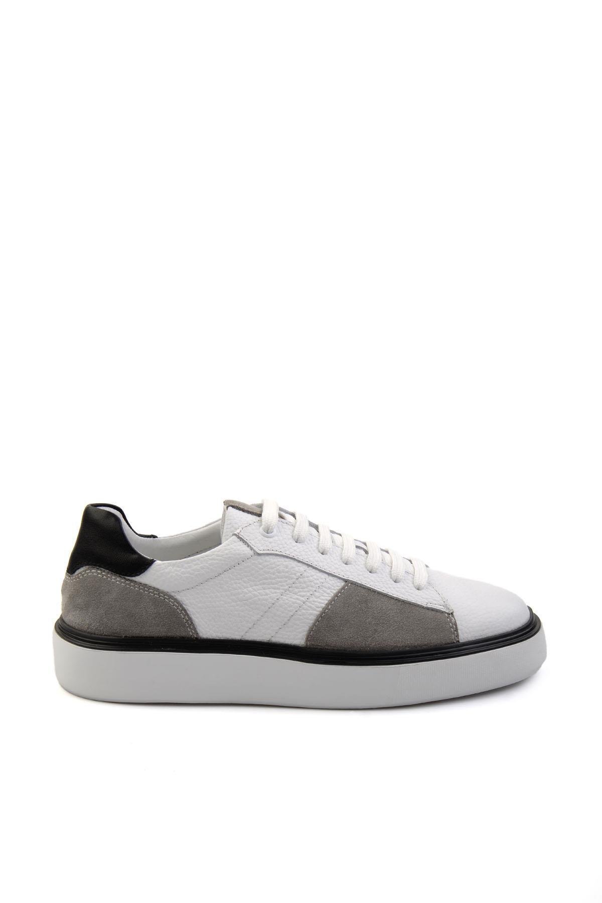 Beyaz Leather Erkek Sneaker E01087114540