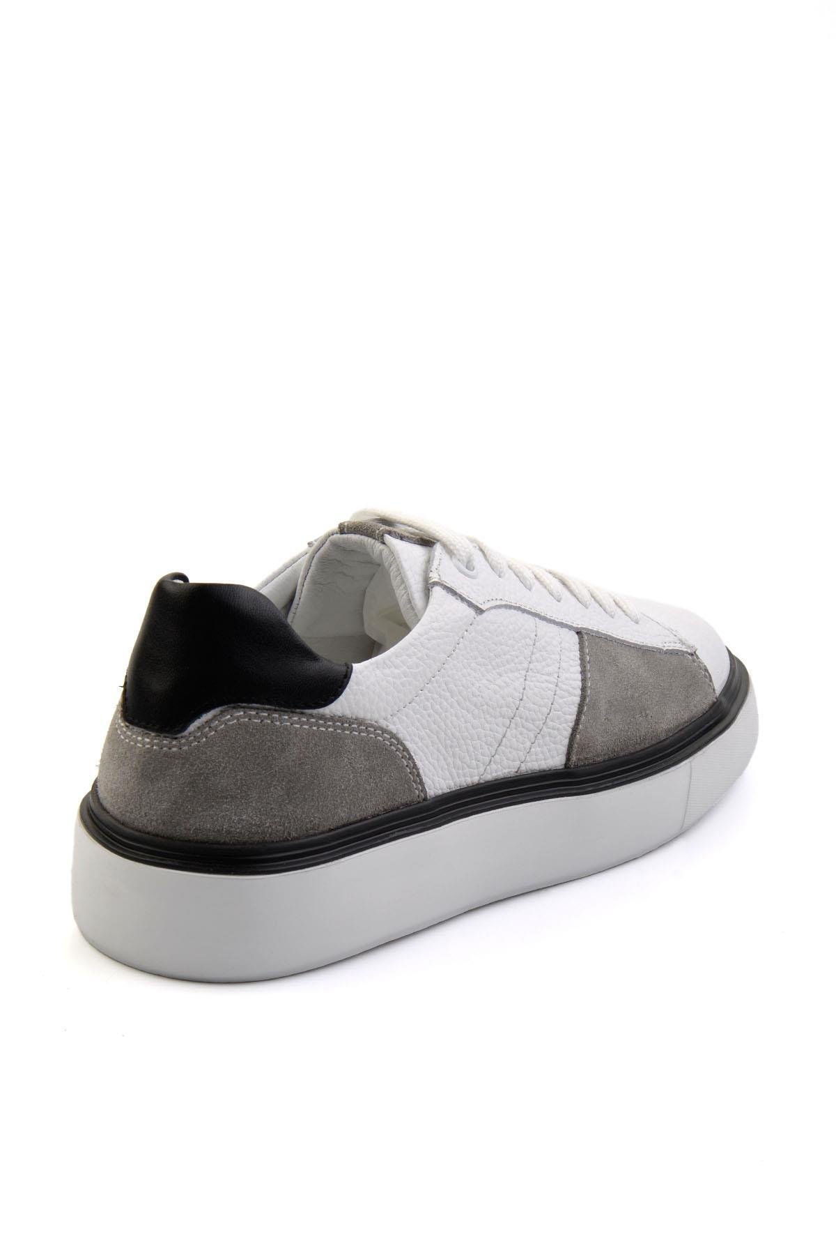 Beyaz Leather Erkek Sneaker E01087114540