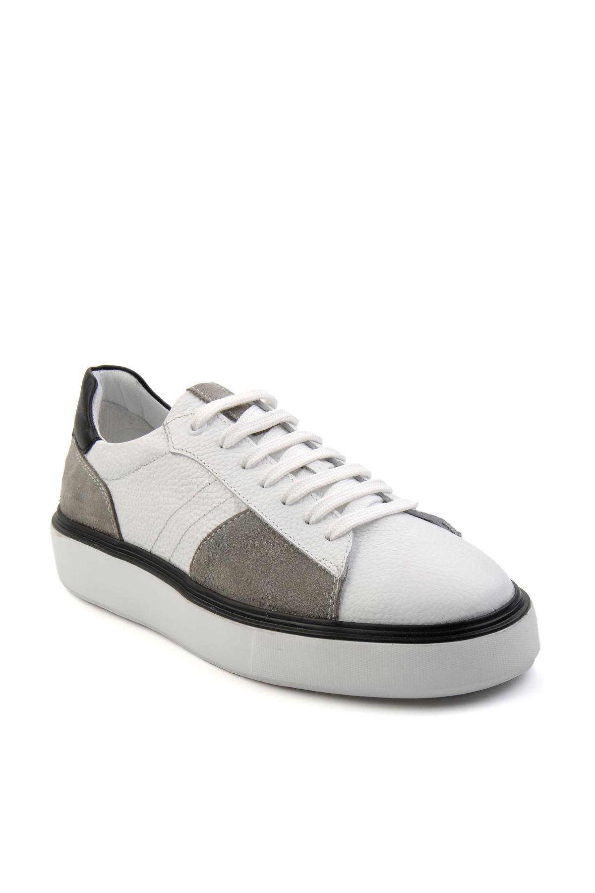 Beyaz Leather Erkek Sneaker E01087114540