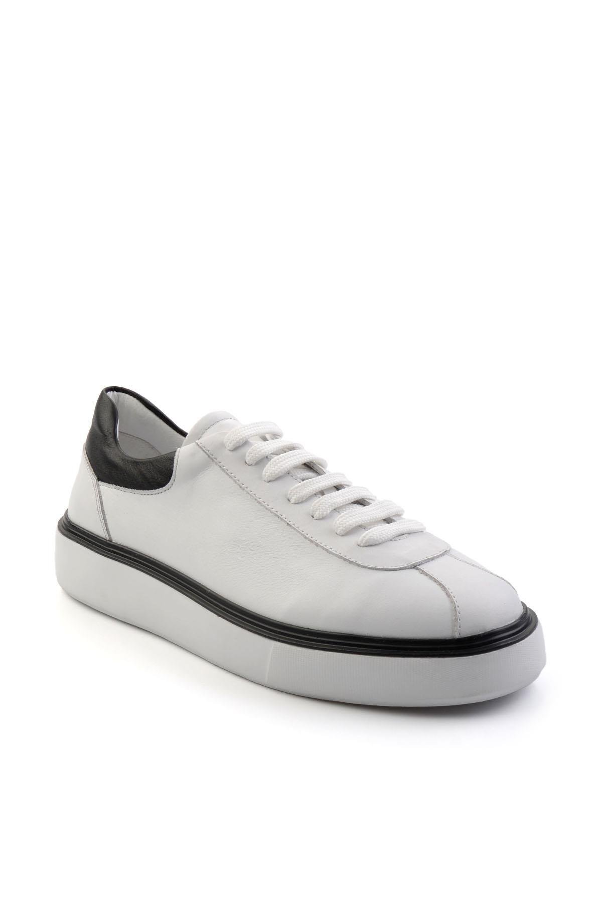 Beyaz Leather Erkek Sneaker E01087115103