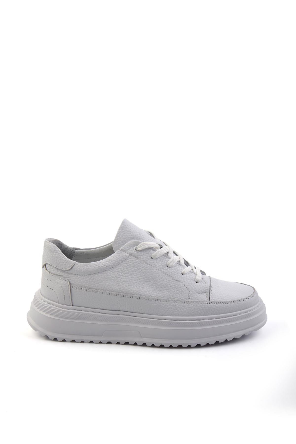 Beyaz Leather Erkek Sneaker E01304005503