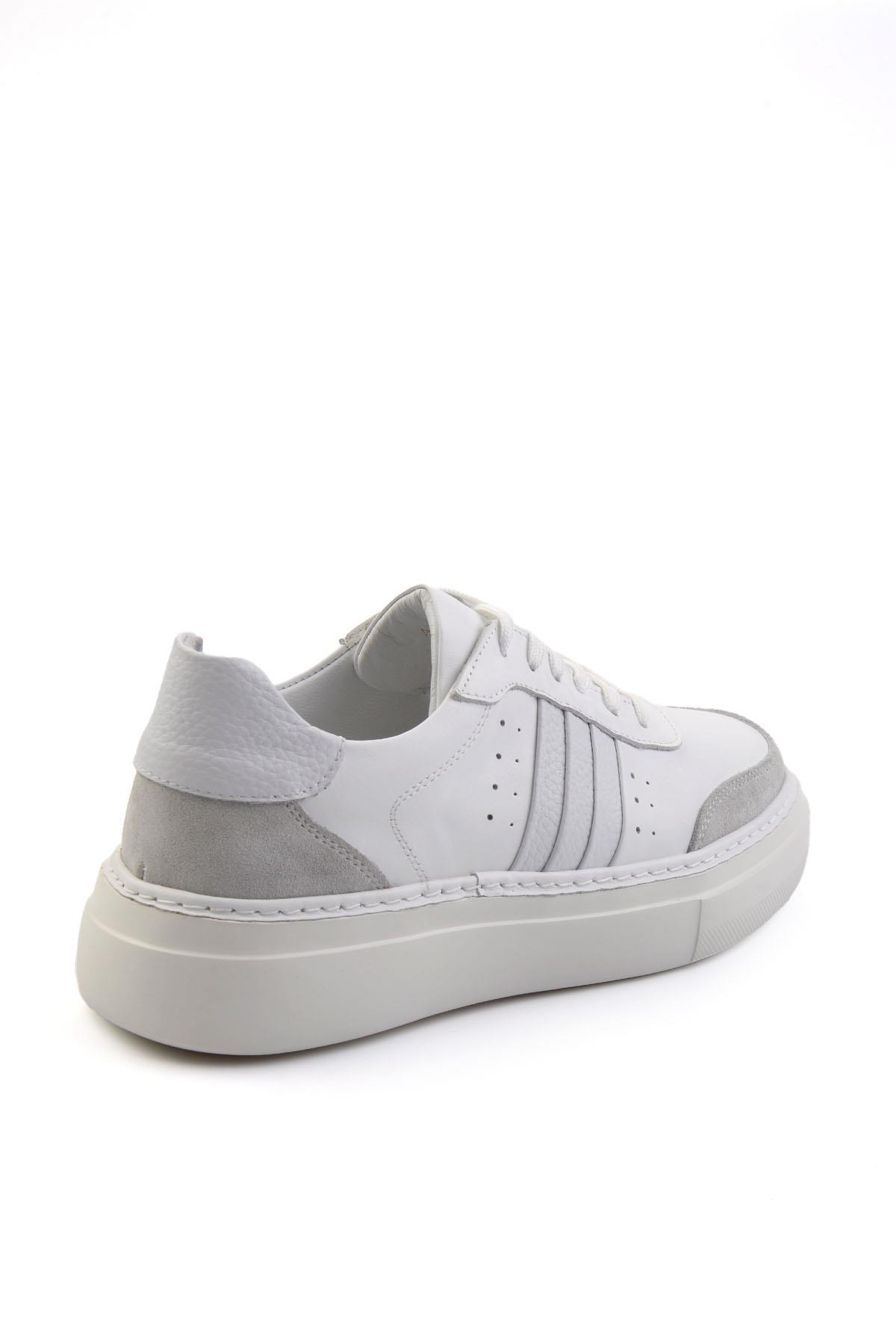 Beyaz Leather Erkek Sneaker E01304513843