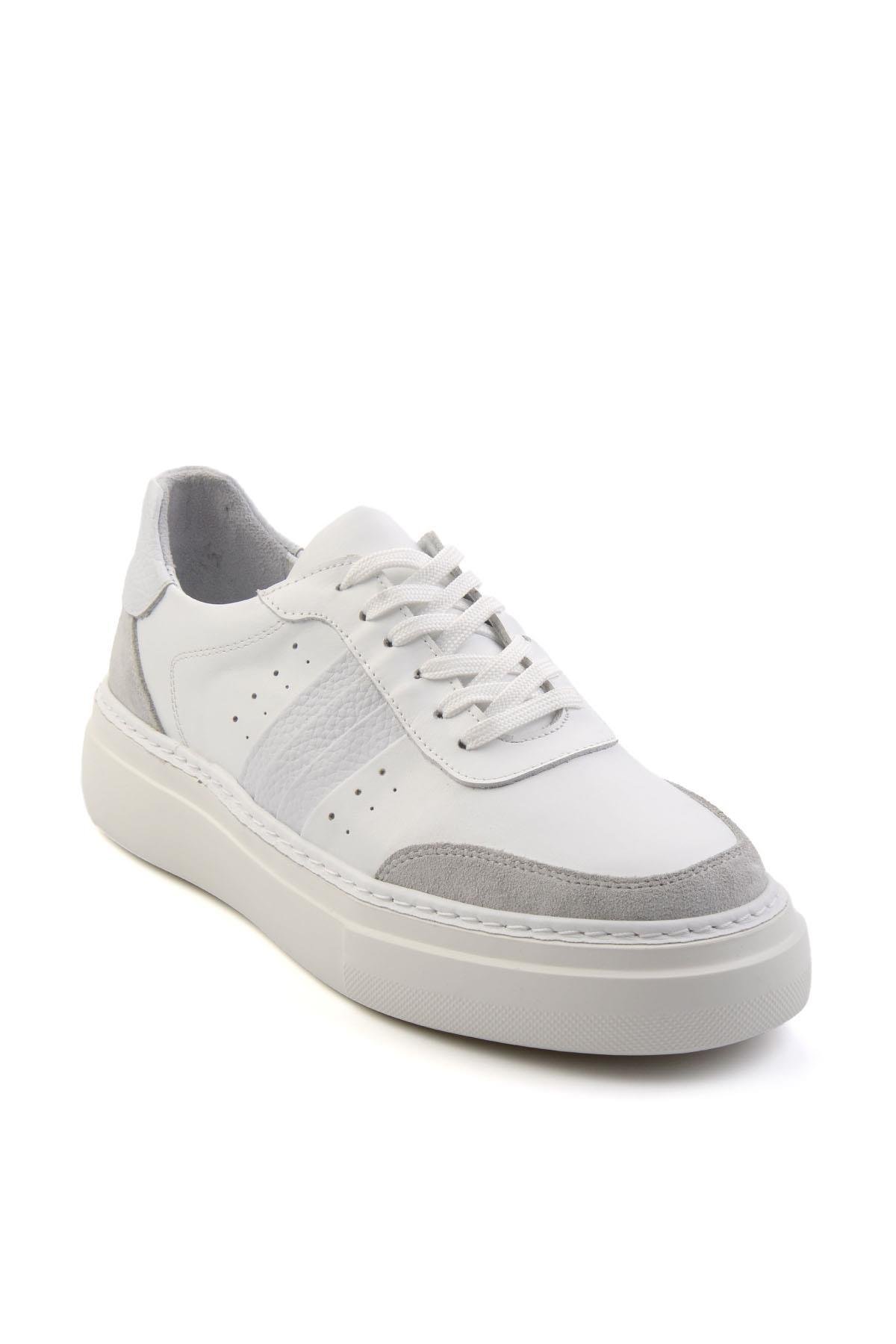 Beyaz Leather Erkek Sneaker E01304513843