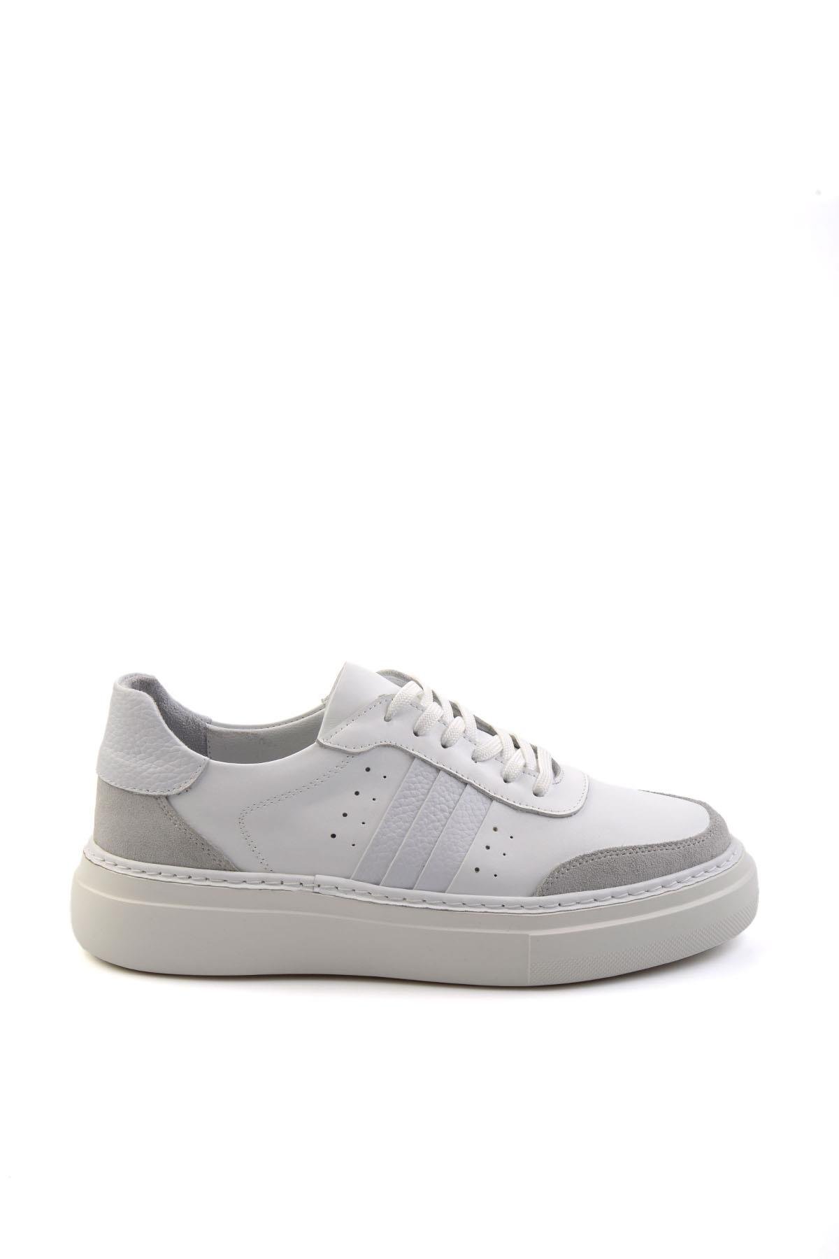 Beyaz Leather Erkek Sneaker E01304513843