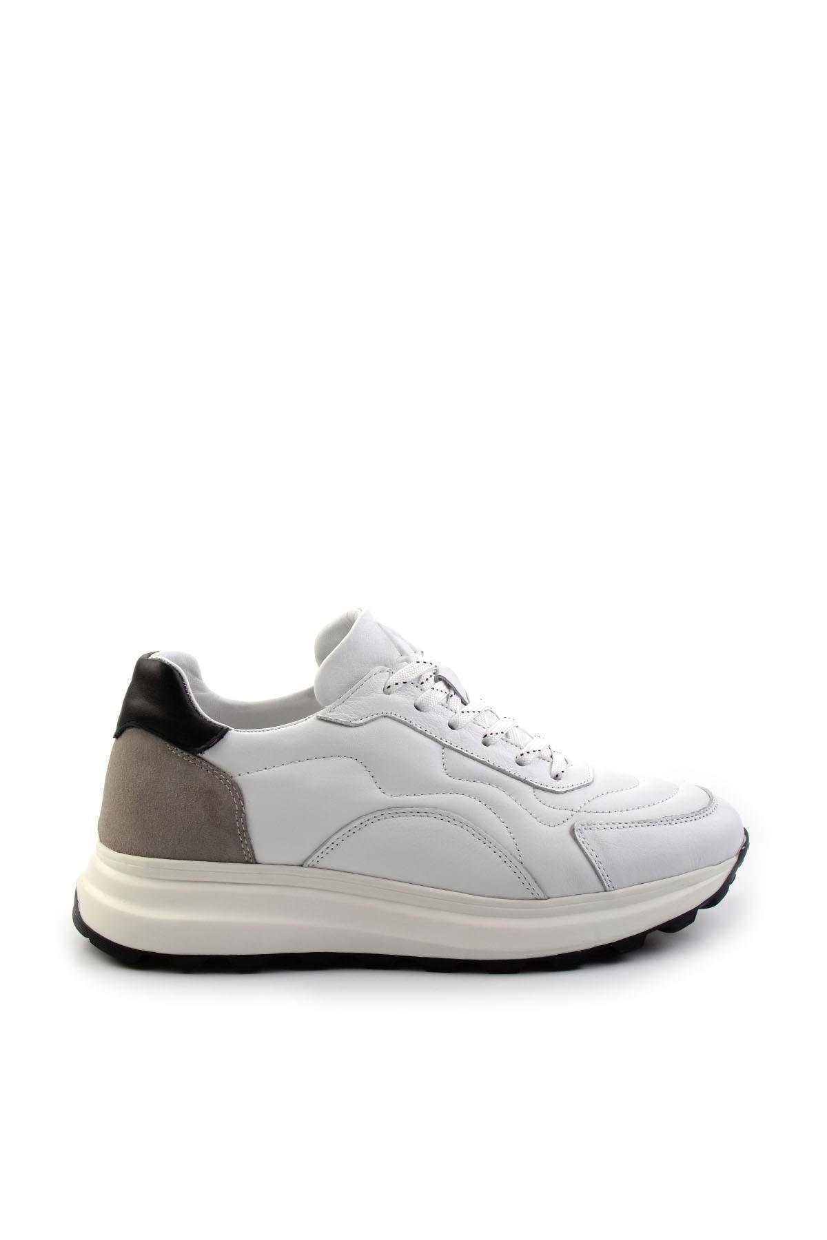 Beyaz Leather Erkek Sneaker E01347071943
