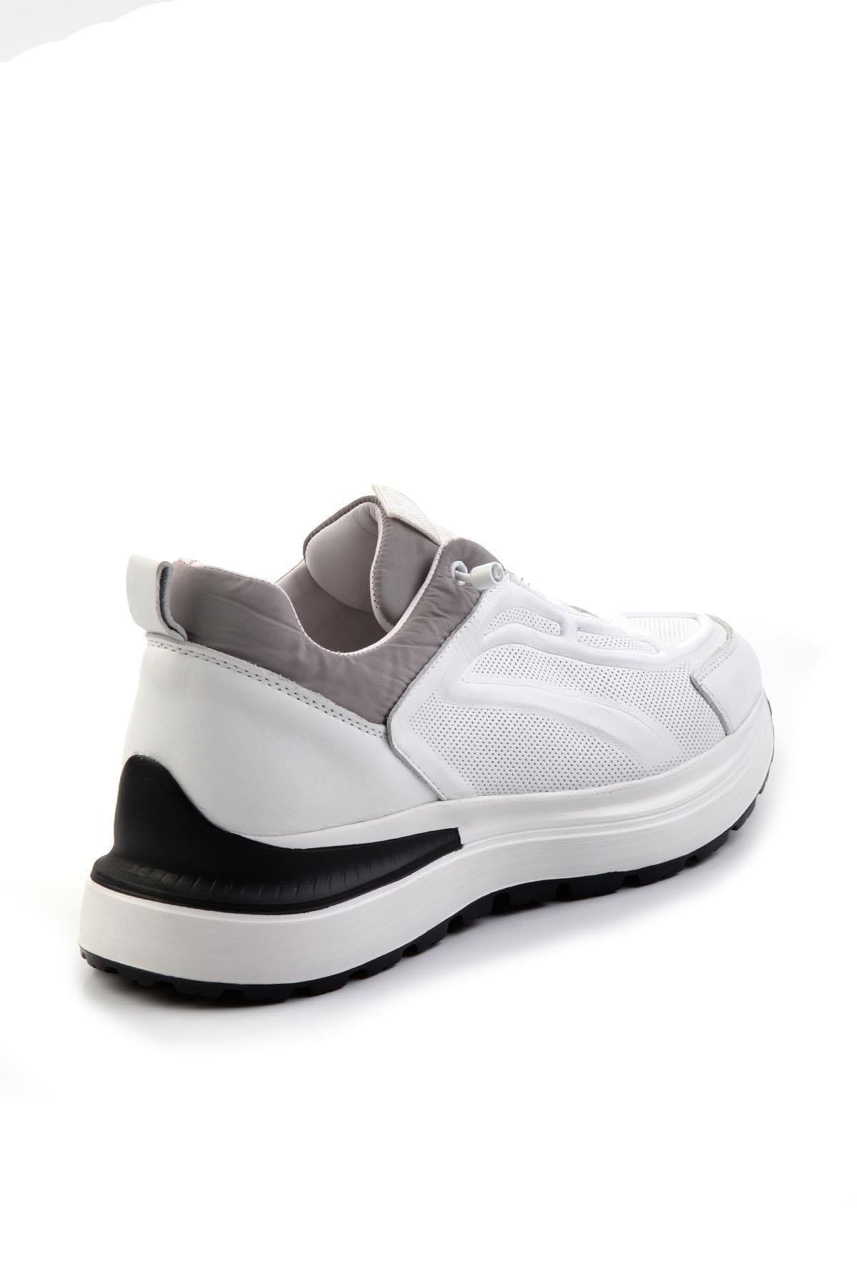 Beyaz Leather Erkek Sneaker E01347360143