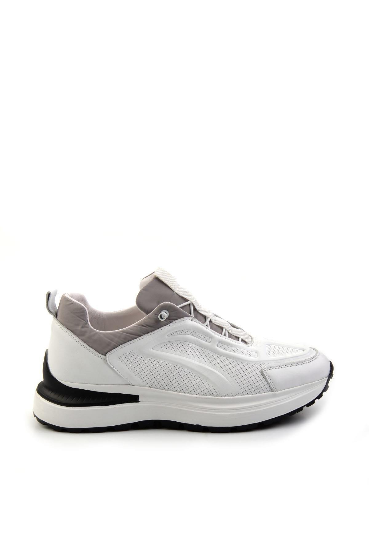Beyaz Leather Erkek Sneaker E01347360143