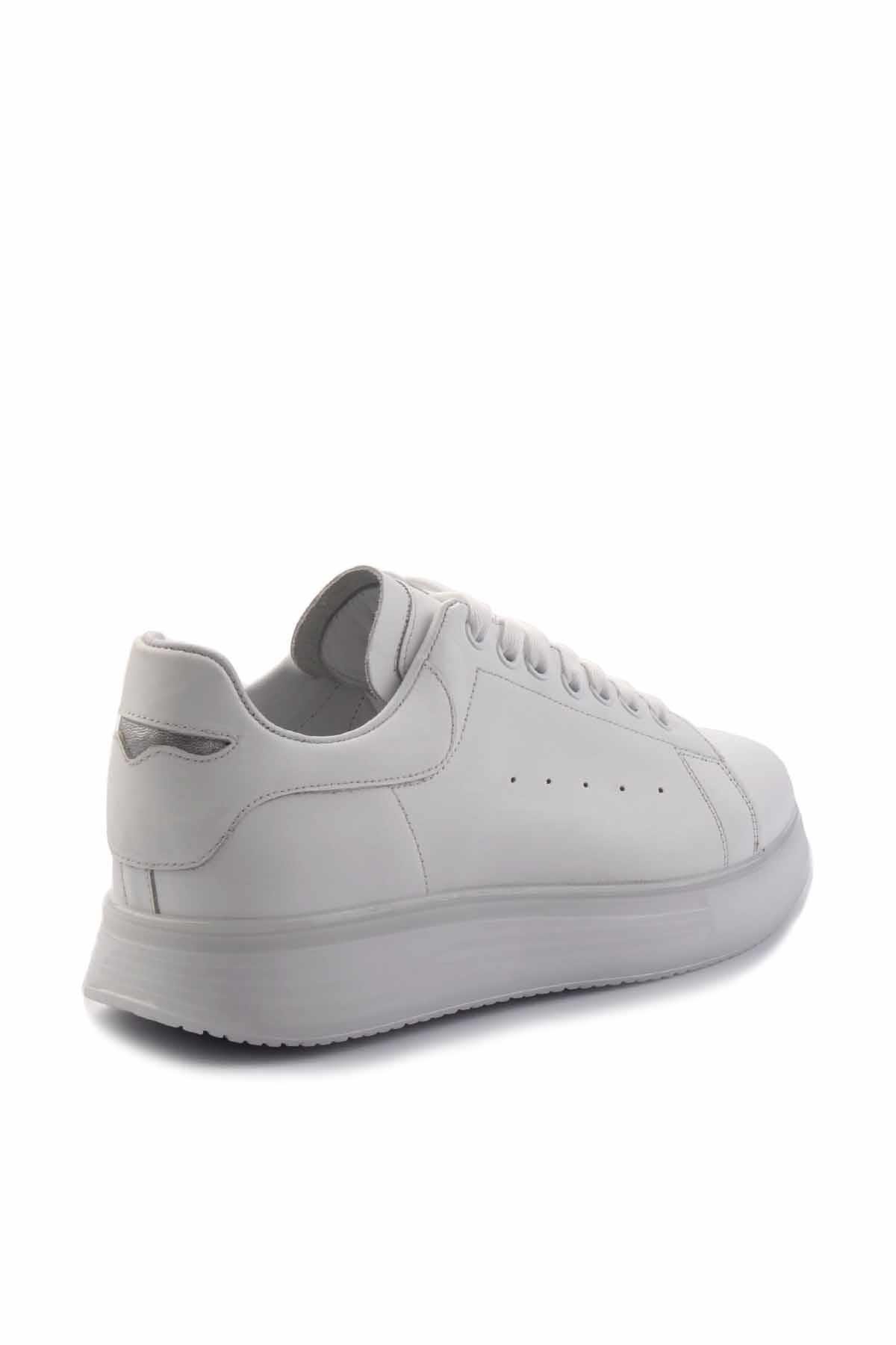 Beyaz Leather Erkek Sneaker E01398202503