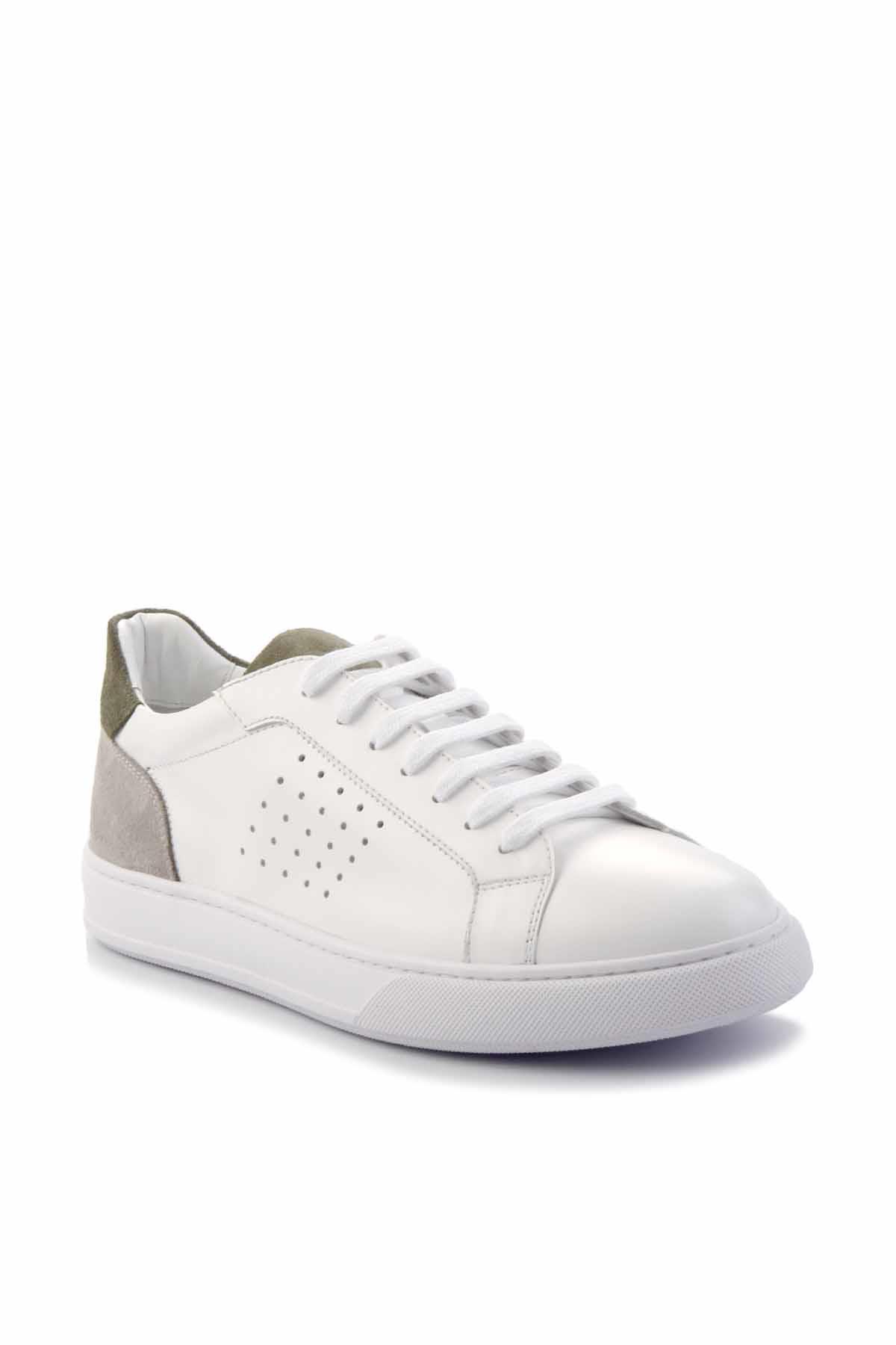 Beyaz Leather Erkek Sneaker E01901253443