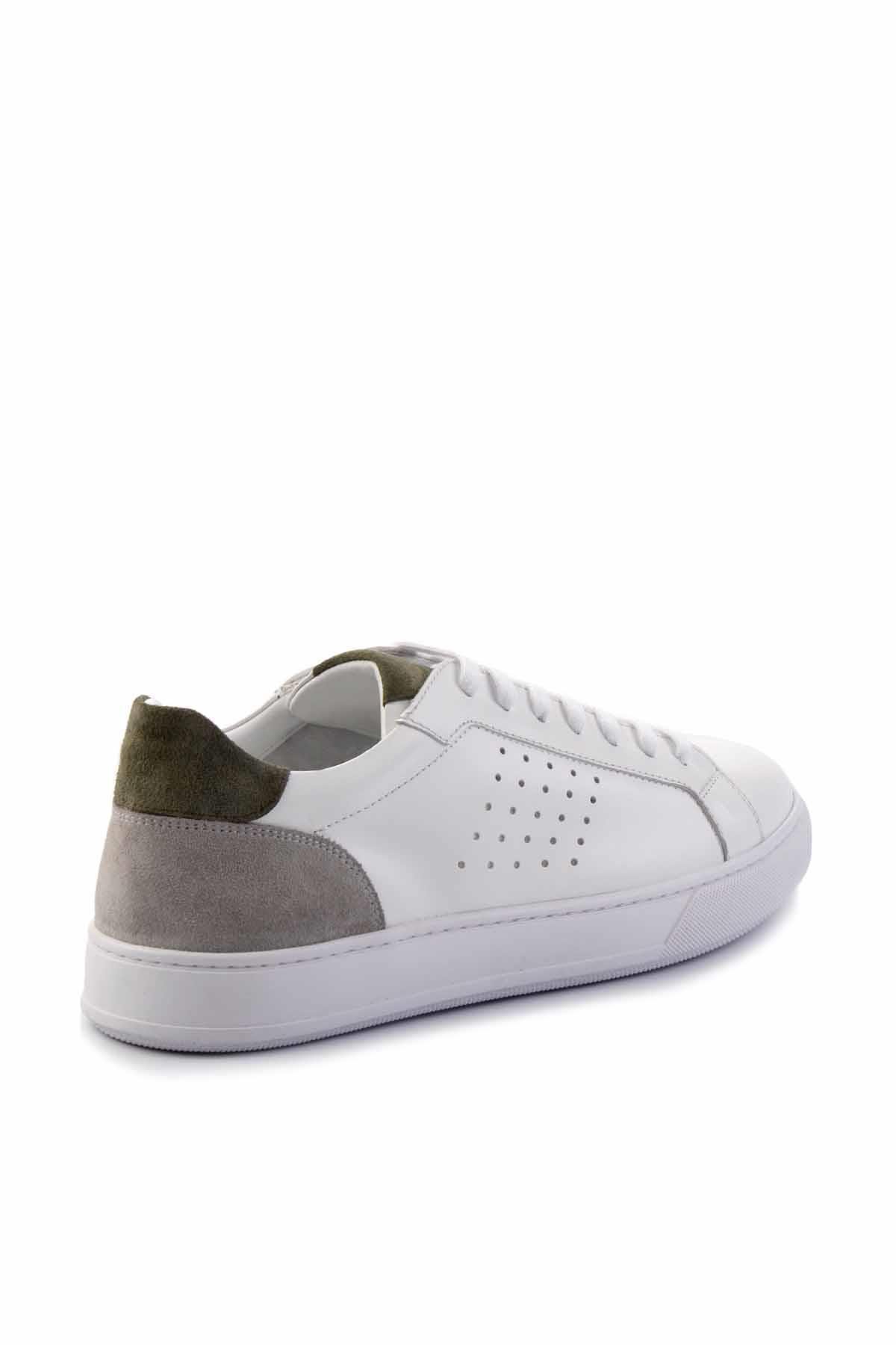 Beyaz Leather Erkek Sneaker E01901253443