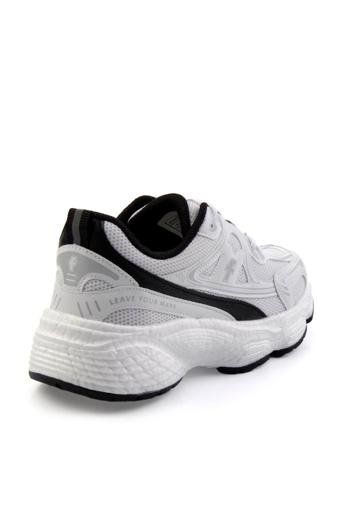 Beyaz Siyah  Kadın Sneaker K01027032922