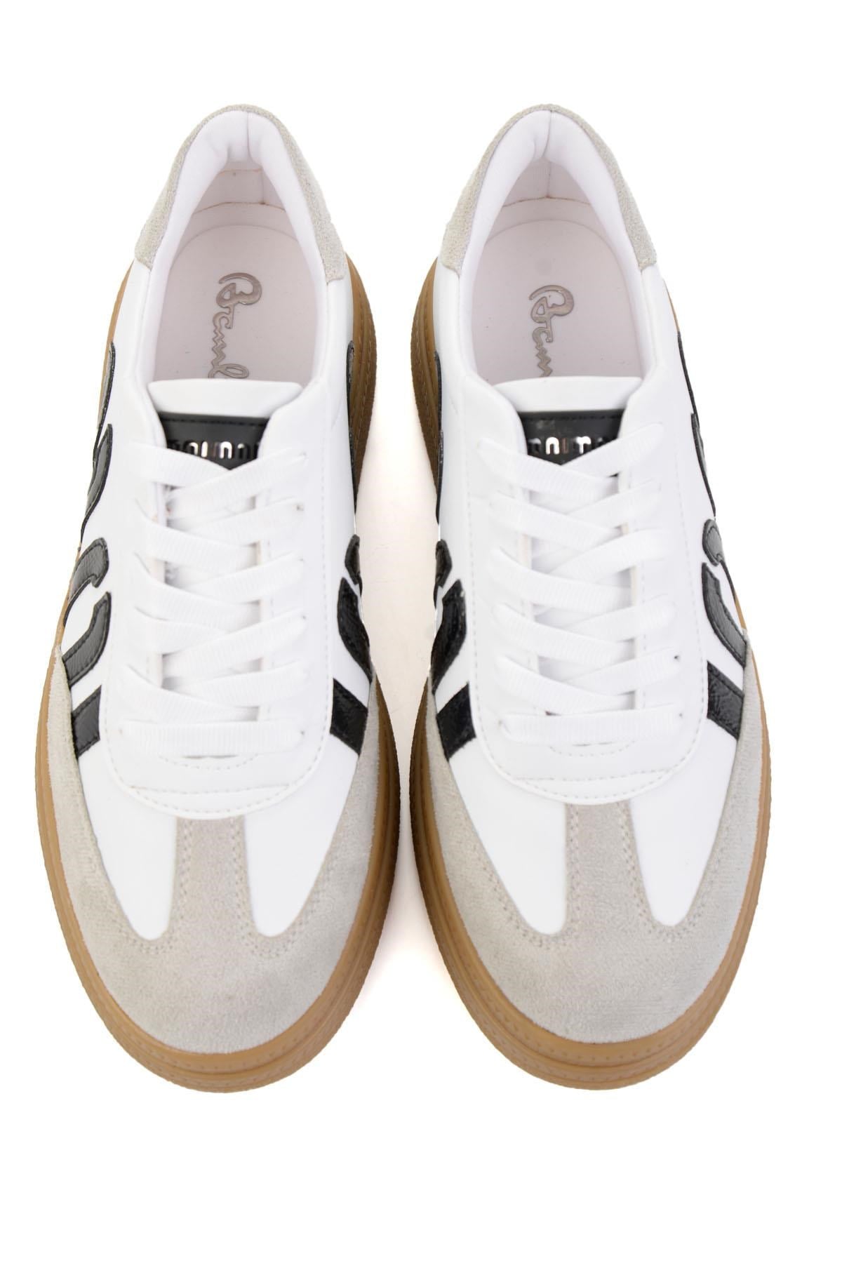 Beyaz Siyah  Kadın Sneaker K01179600009