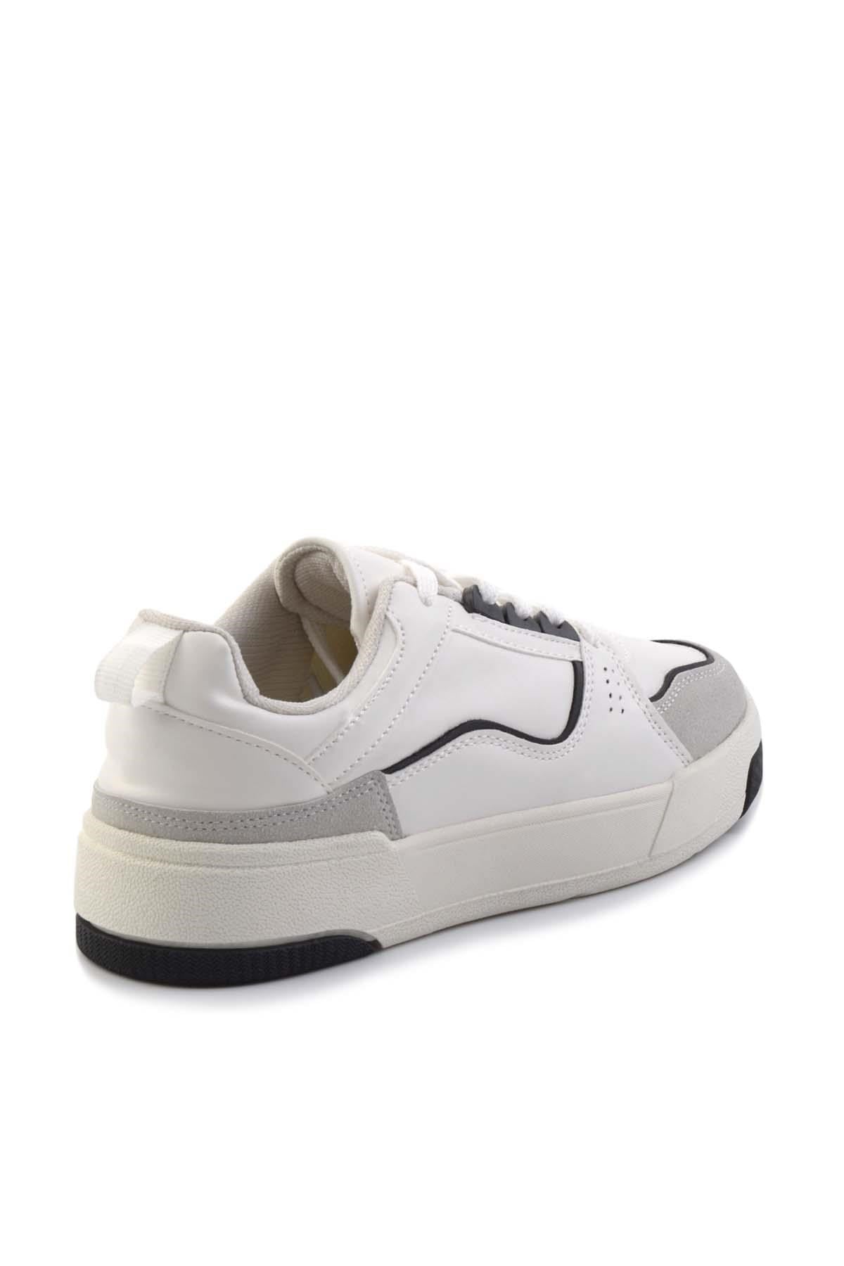 Beyaz Siyah  Kadın Sneaker K01591513009