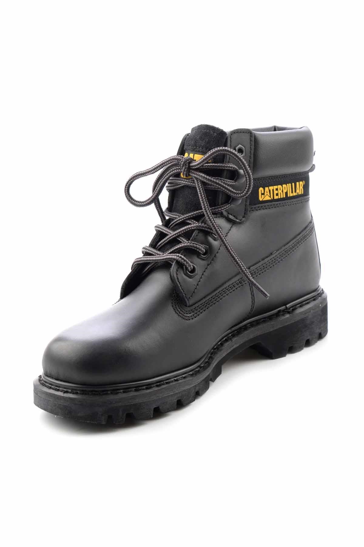 Black Hakiki Deri Erkek Bot & Bootie CAT1111000103