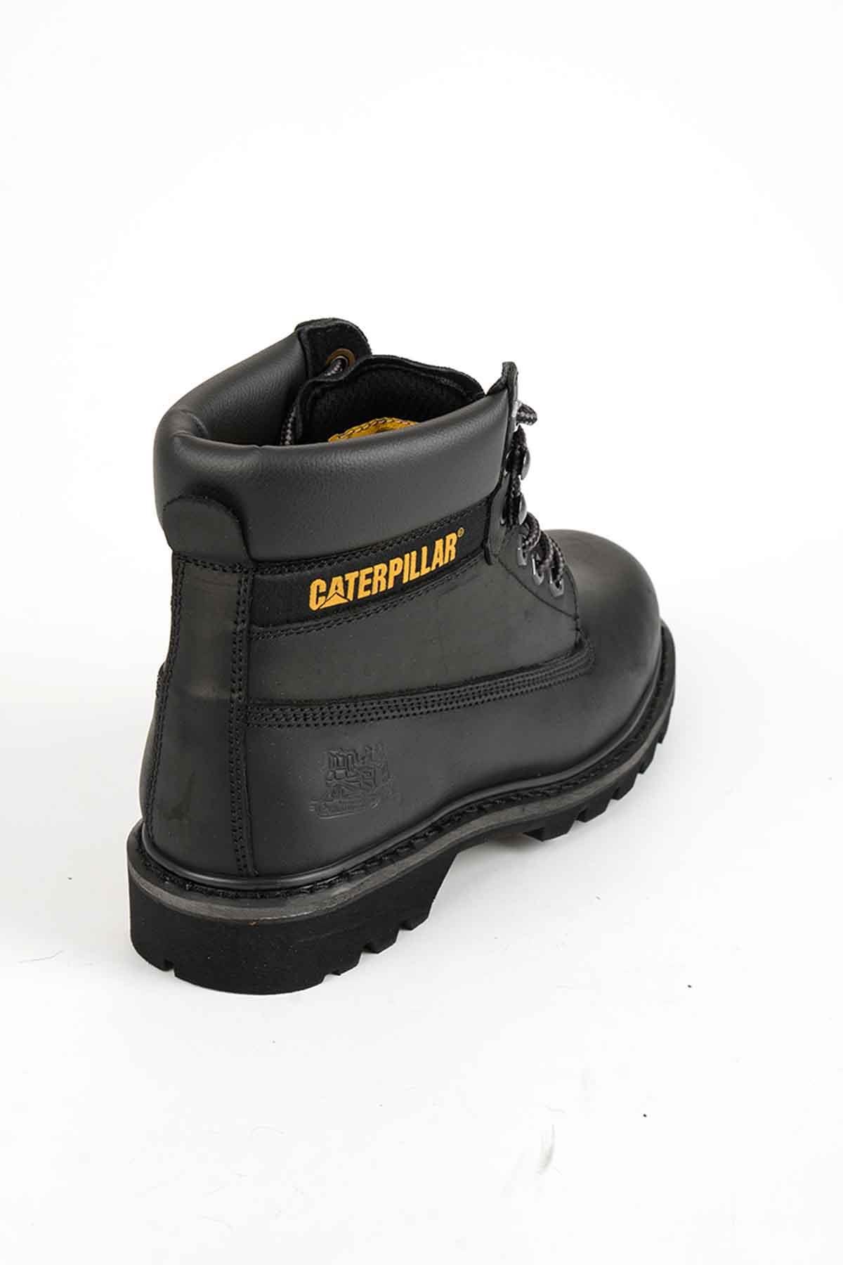Black Hakiki Deri Erkek Bot & Bootie CAT1111000103