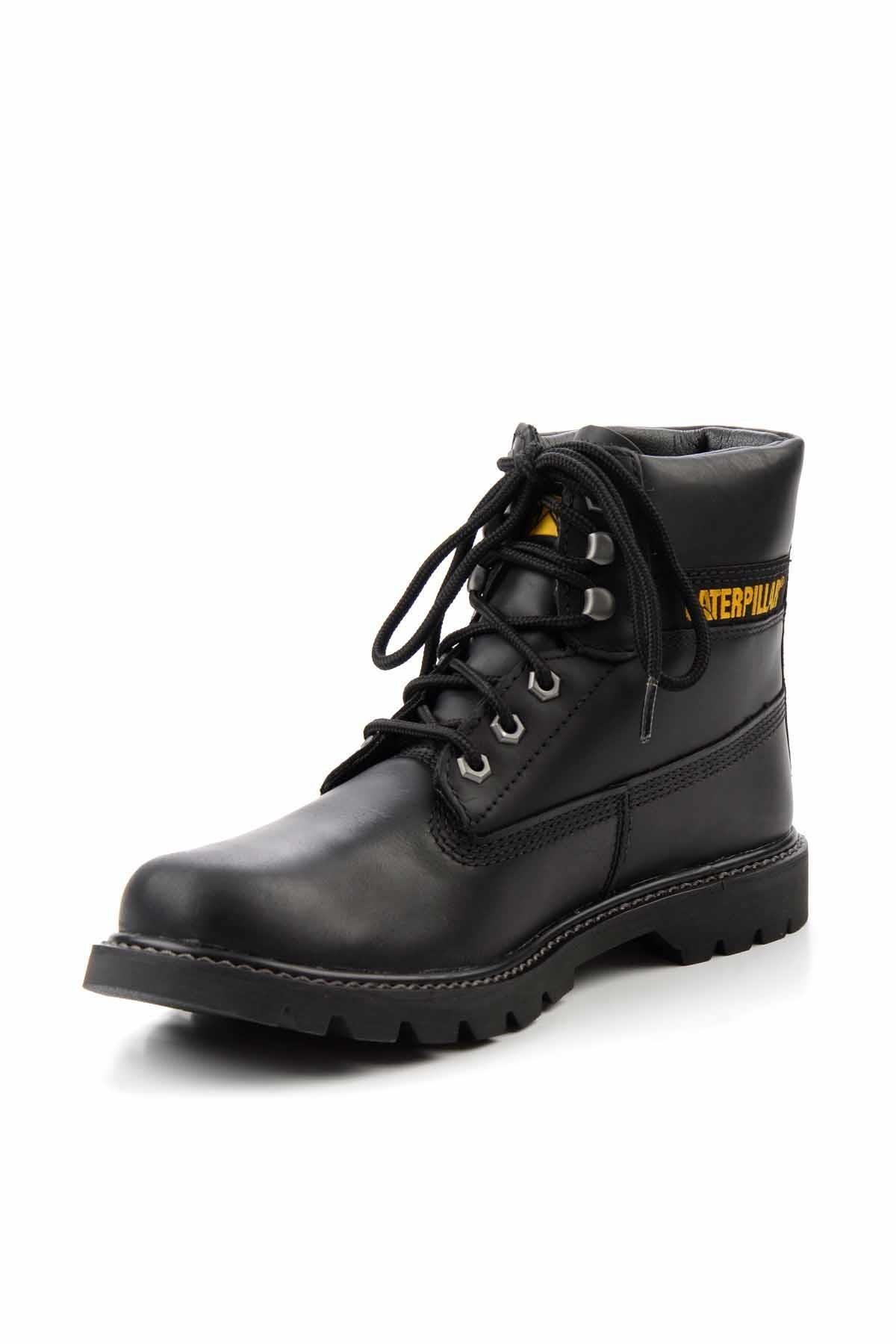 Black Hakiki Deri Erkek Bot & Bootie CAT1111015903