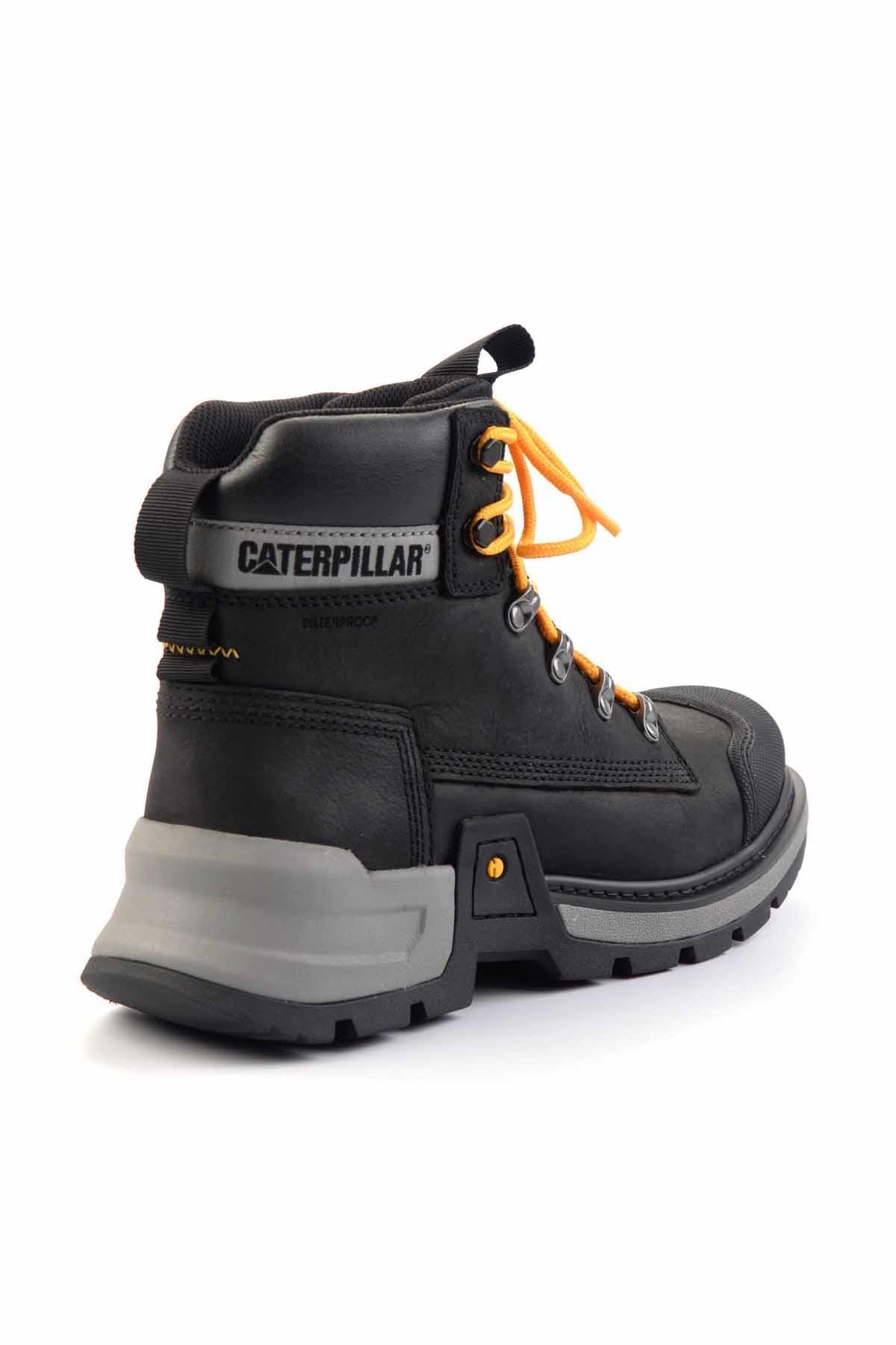 Black Hakiki Deri Erkek Bot & Bootie CAT1111111303