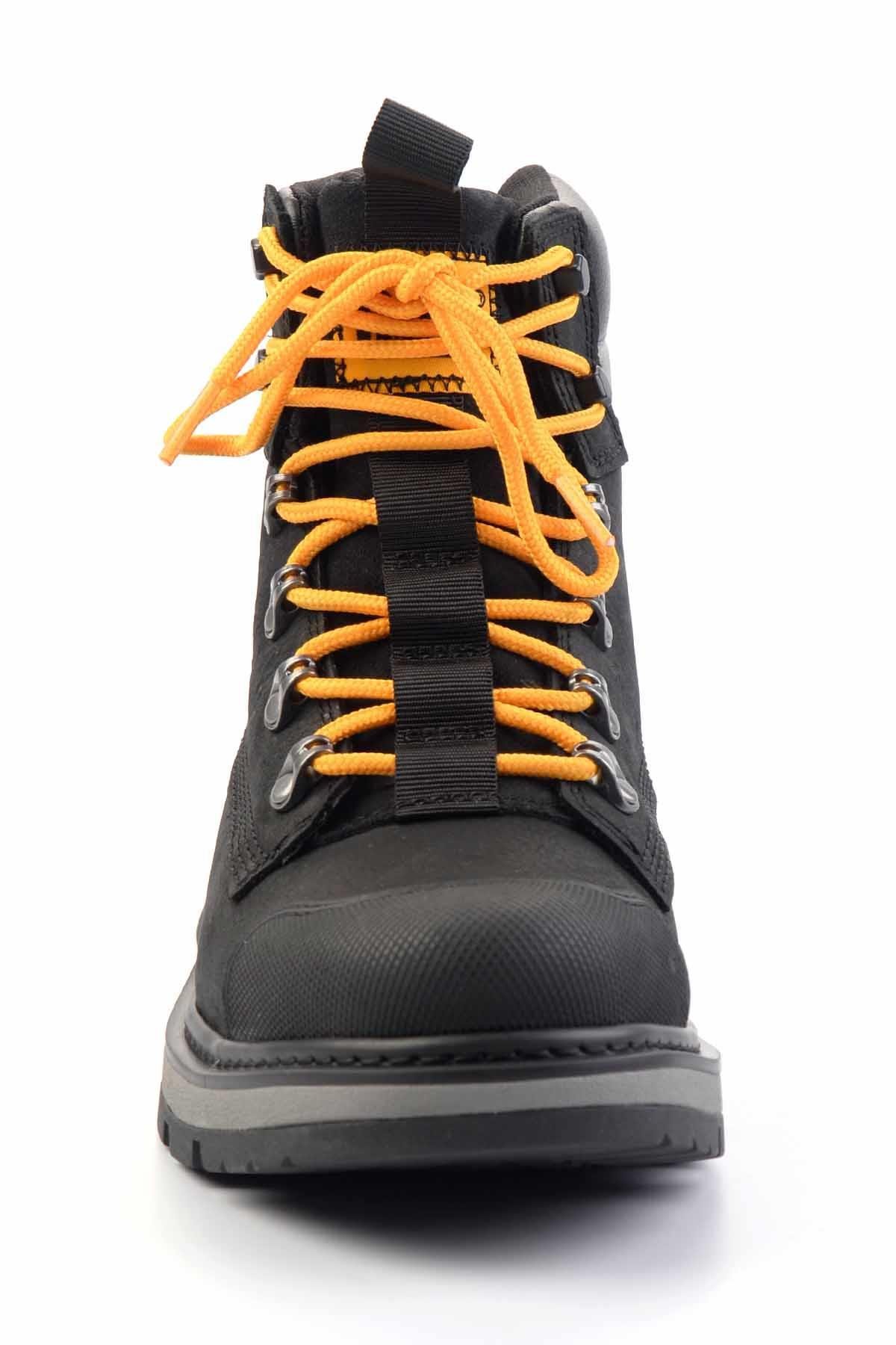 Black Hakiki Deri Erkek Bot & Bootie CAT1111111303