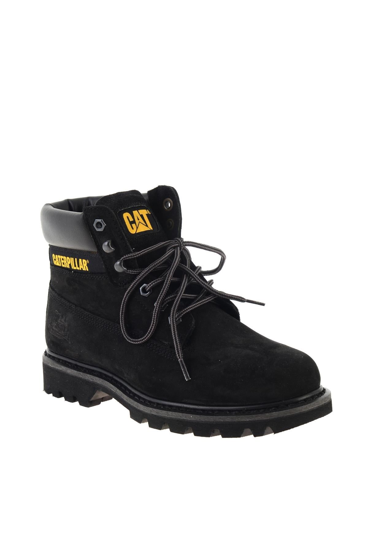 Black Hakiki Deri Erkek Bot & Bootie CAT1111000101