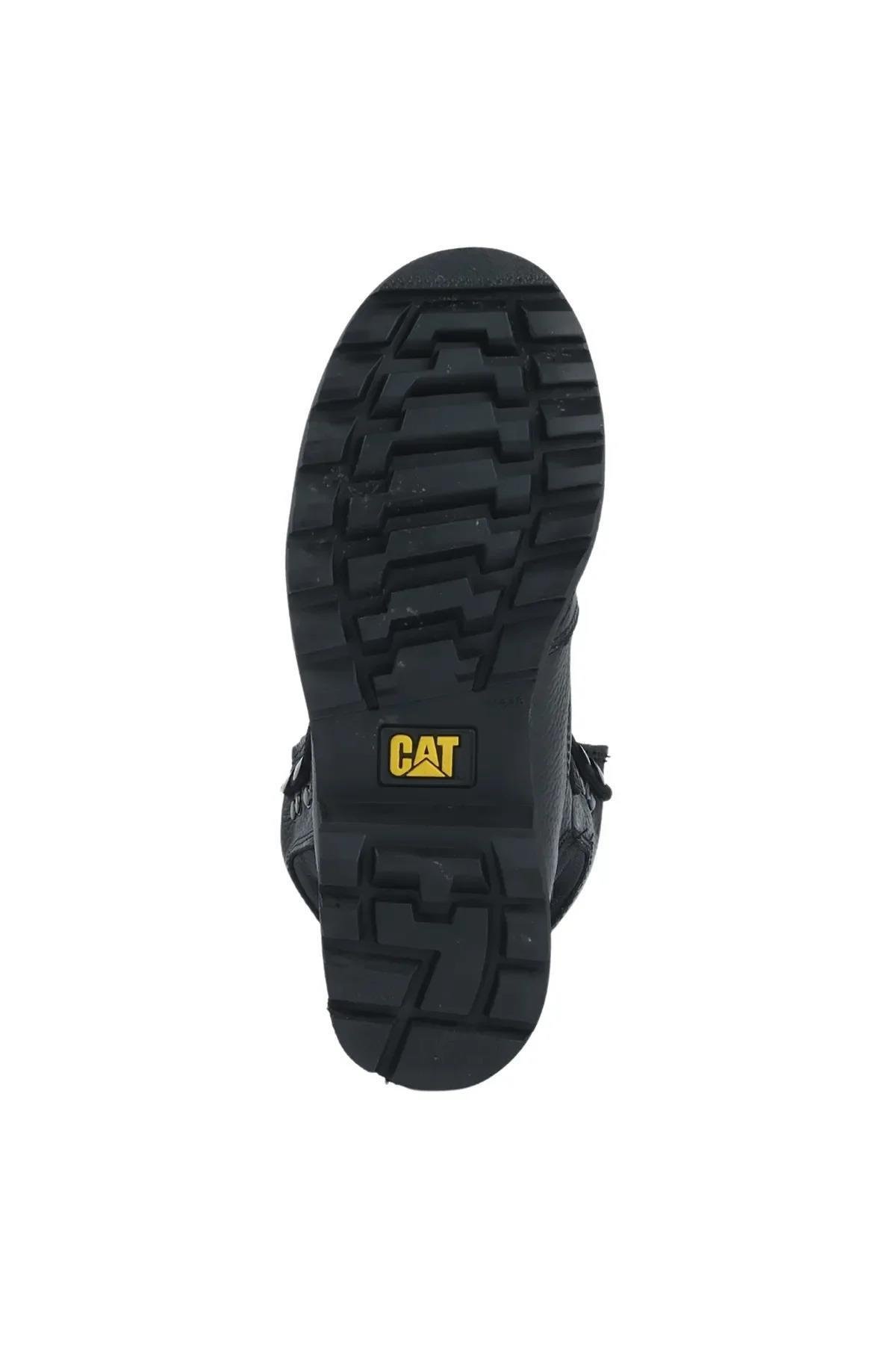 Black Hakiki Deri Erkek Bot & Bootie CAT1111122601