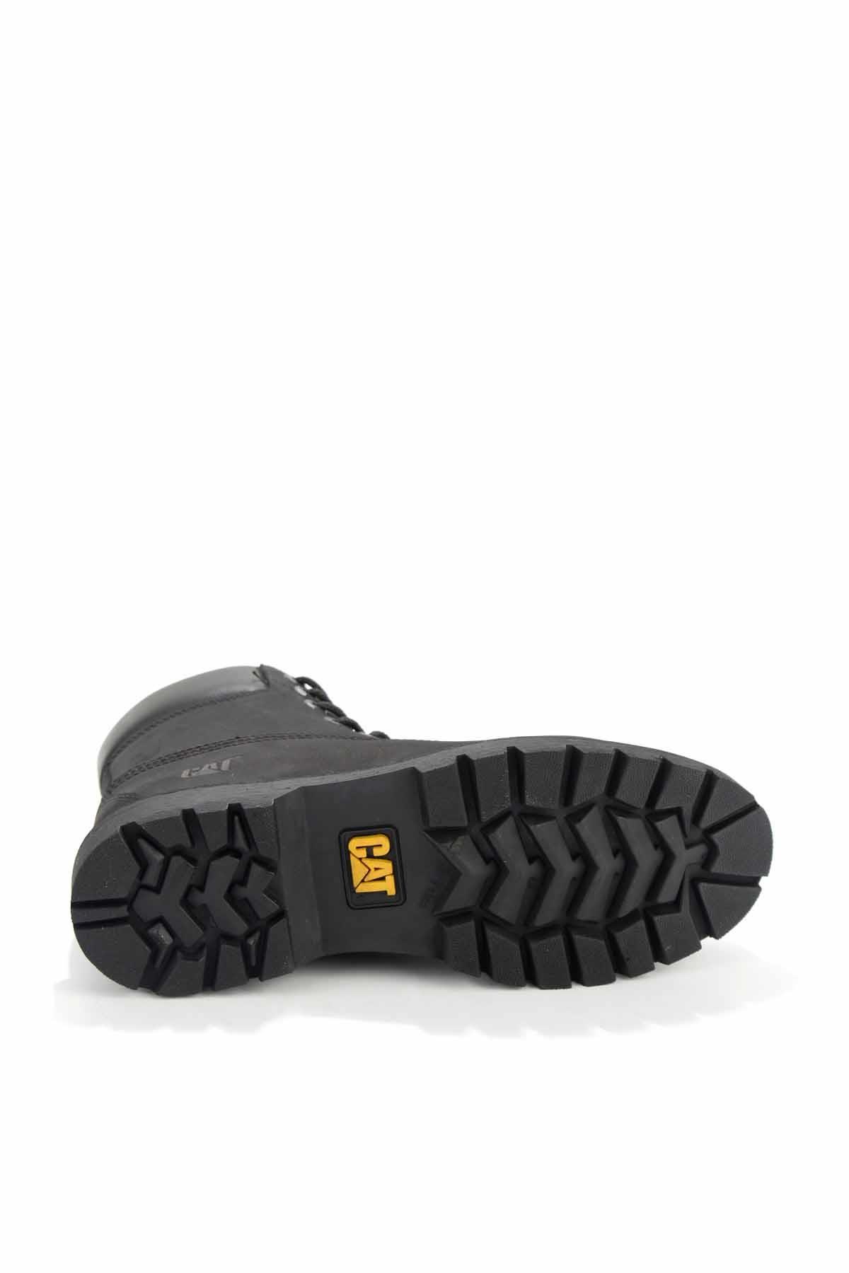 Black Hakiki Deri Erkek Bot & Bootie CAT1111137701