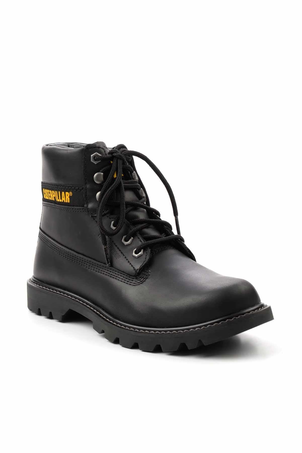 Black Hakiki Deri Erkek Bot & Bootie CAT1111015903