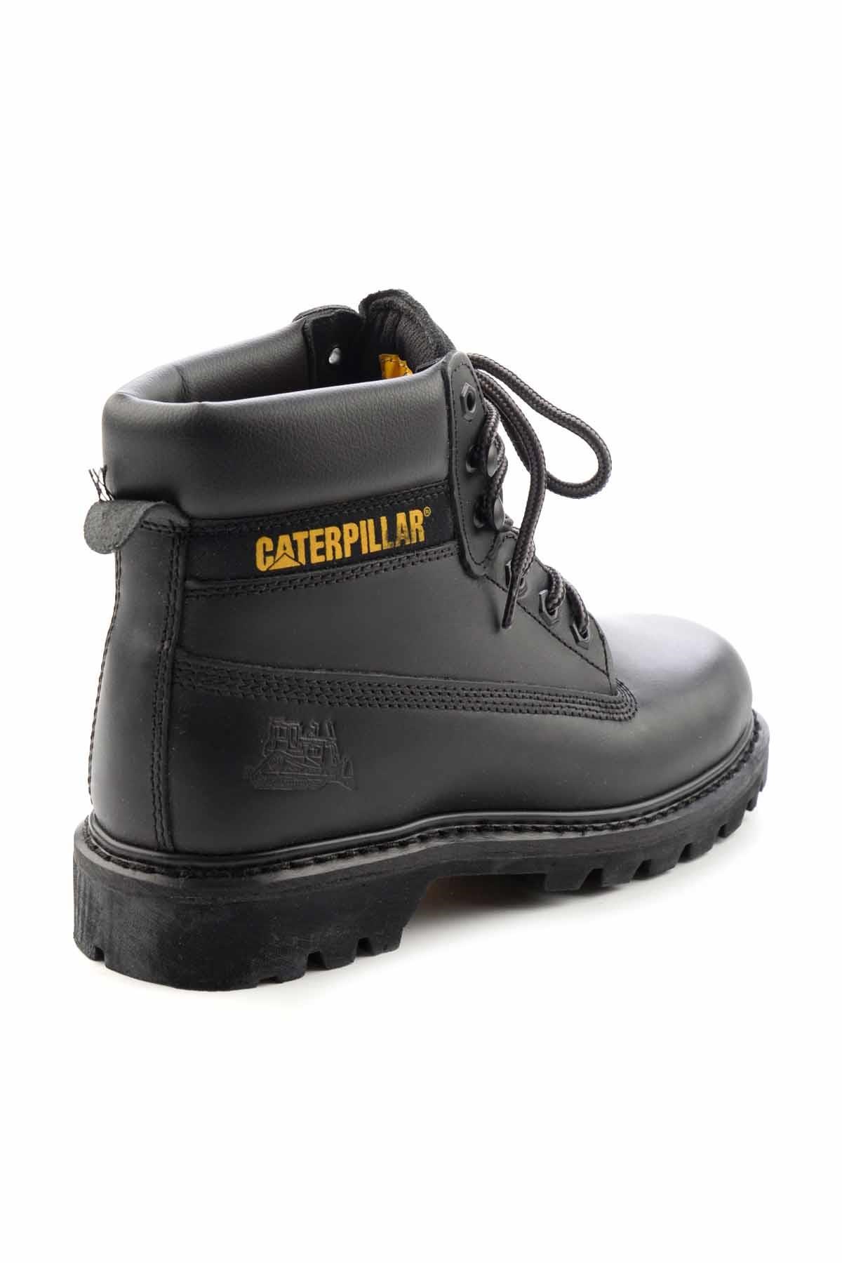 Black Hakiki Deri Erkek Bot & Bootie CAT1111000103