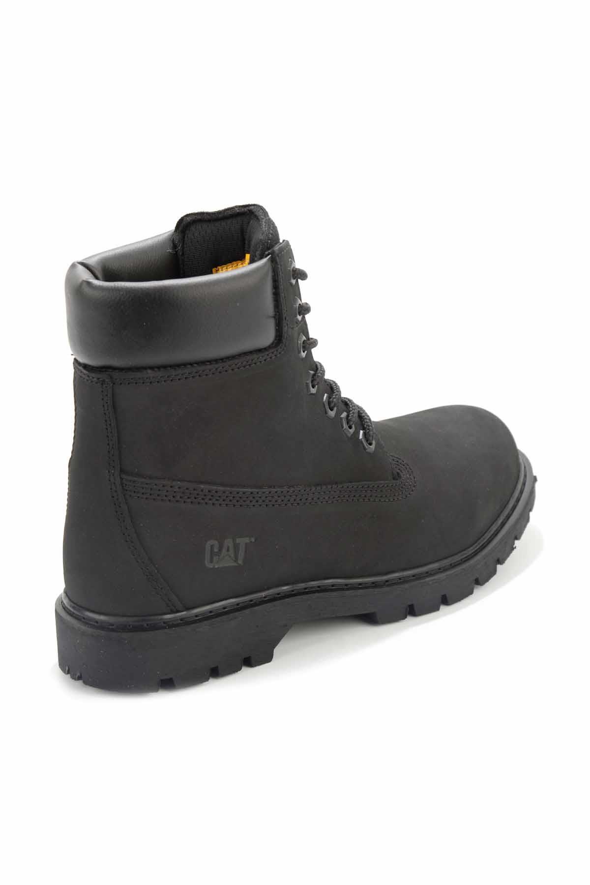 Black Hakiki Deri Erkek Bot & Bootie CAT1111137701