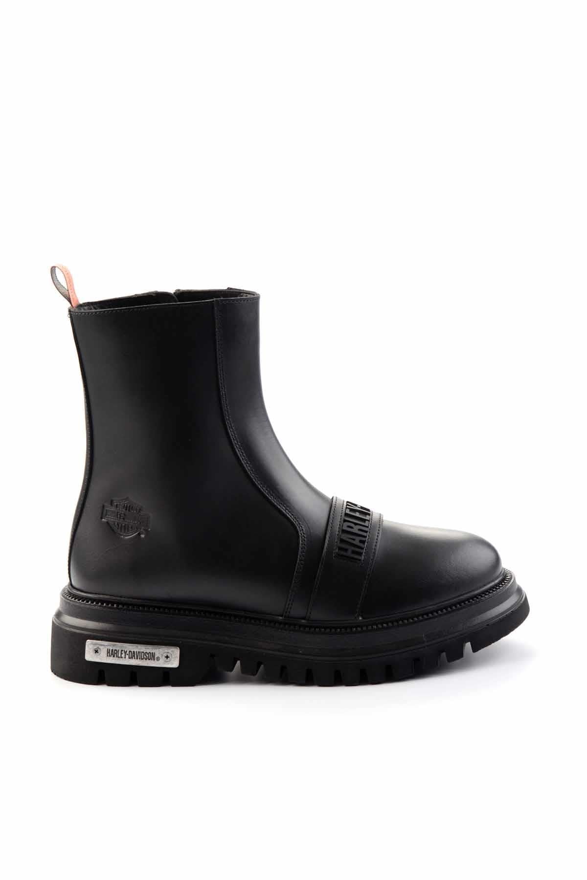 Black Hakiki Deri Erkek Bot & Bootie HD1777062403