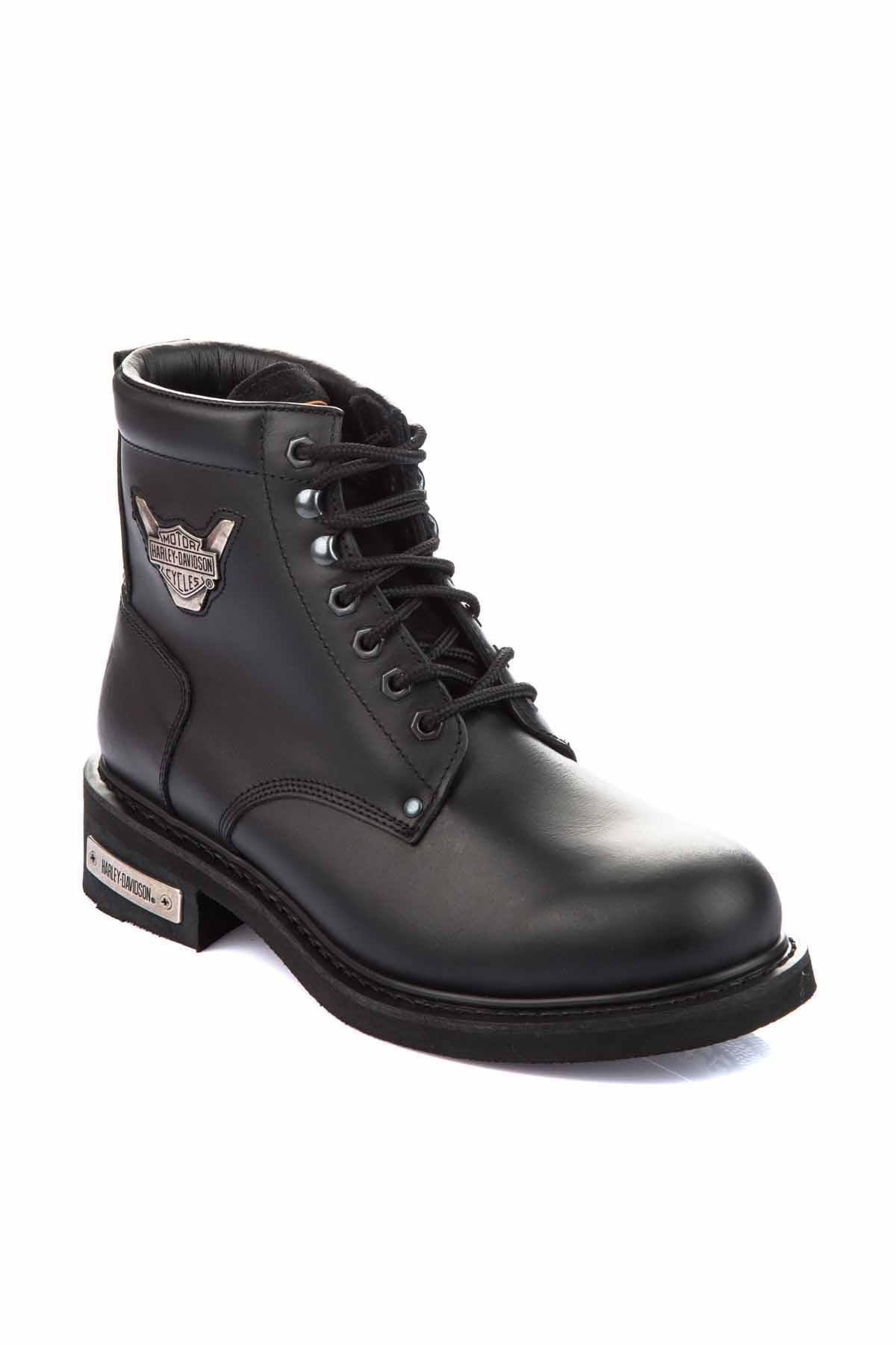 Black Hakiki Deri Erkek Bot & Bootie HD1777009603