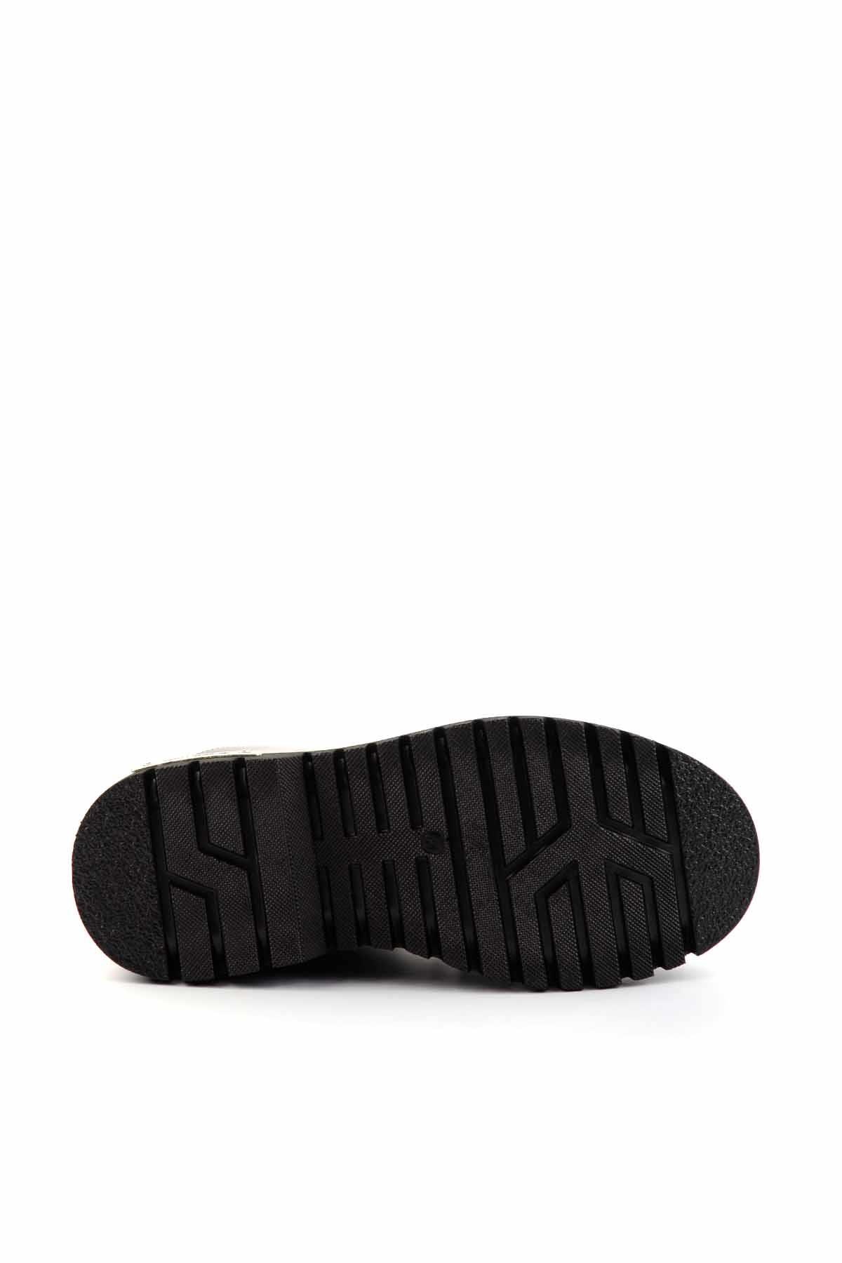 Black Hakiki Deri Erkek Bot & Bootie HD1777062403