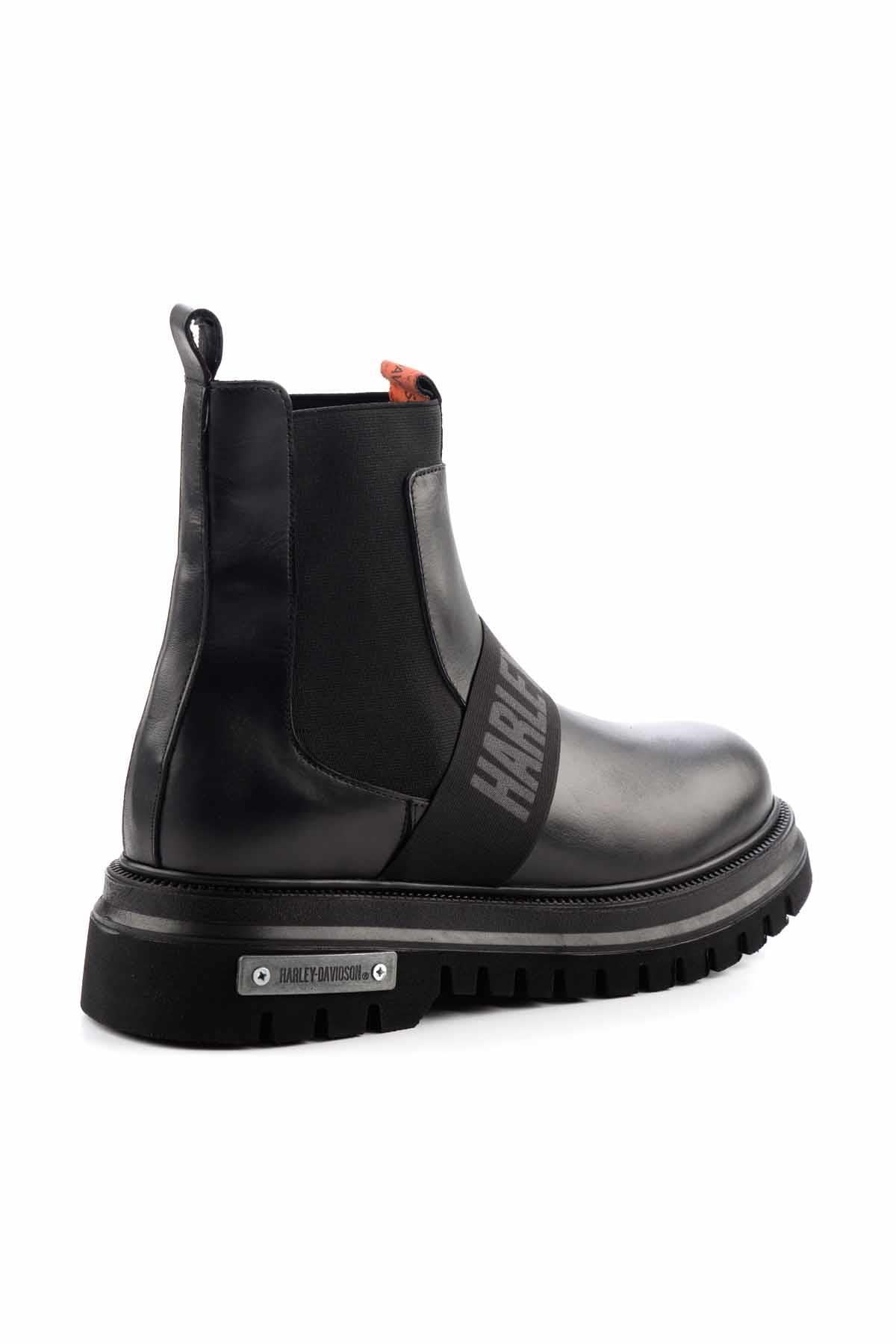 Black Hakiki Deri Erkek Bot & Bootie HD1777055703