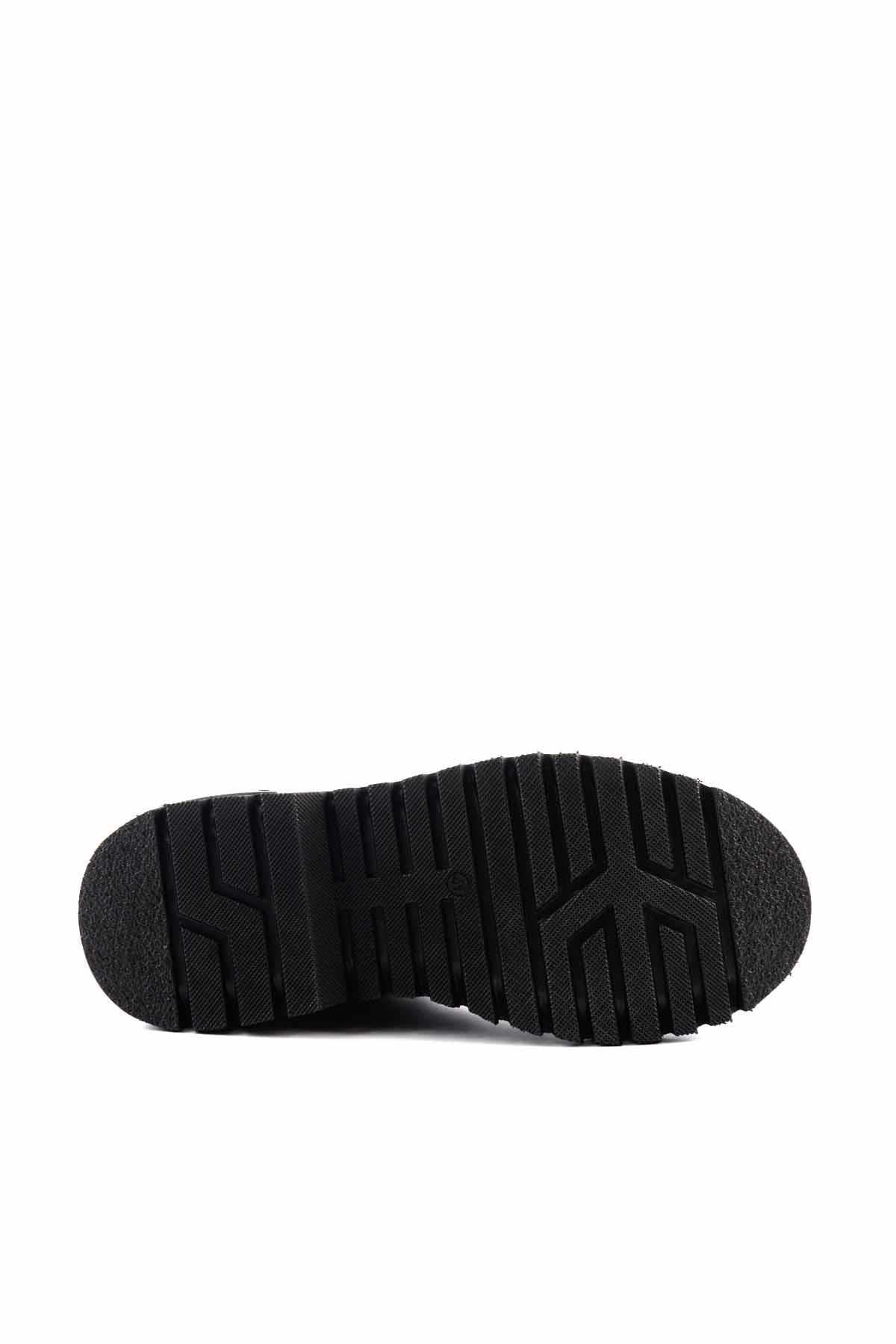 Black Hakiki Deri Erkek Bot & Bootie HD1777055703