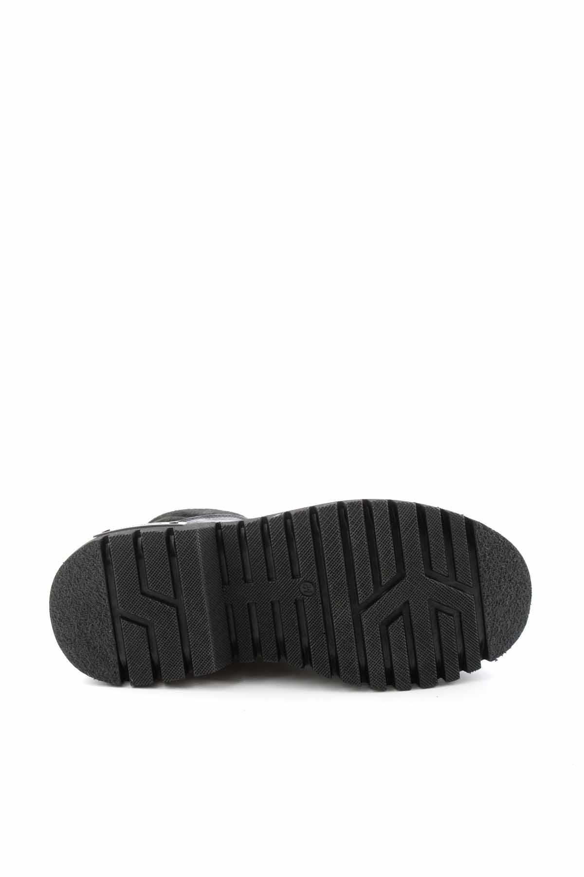 Black Hakiki Deri Erkek Bot & Bootie HD1777056403