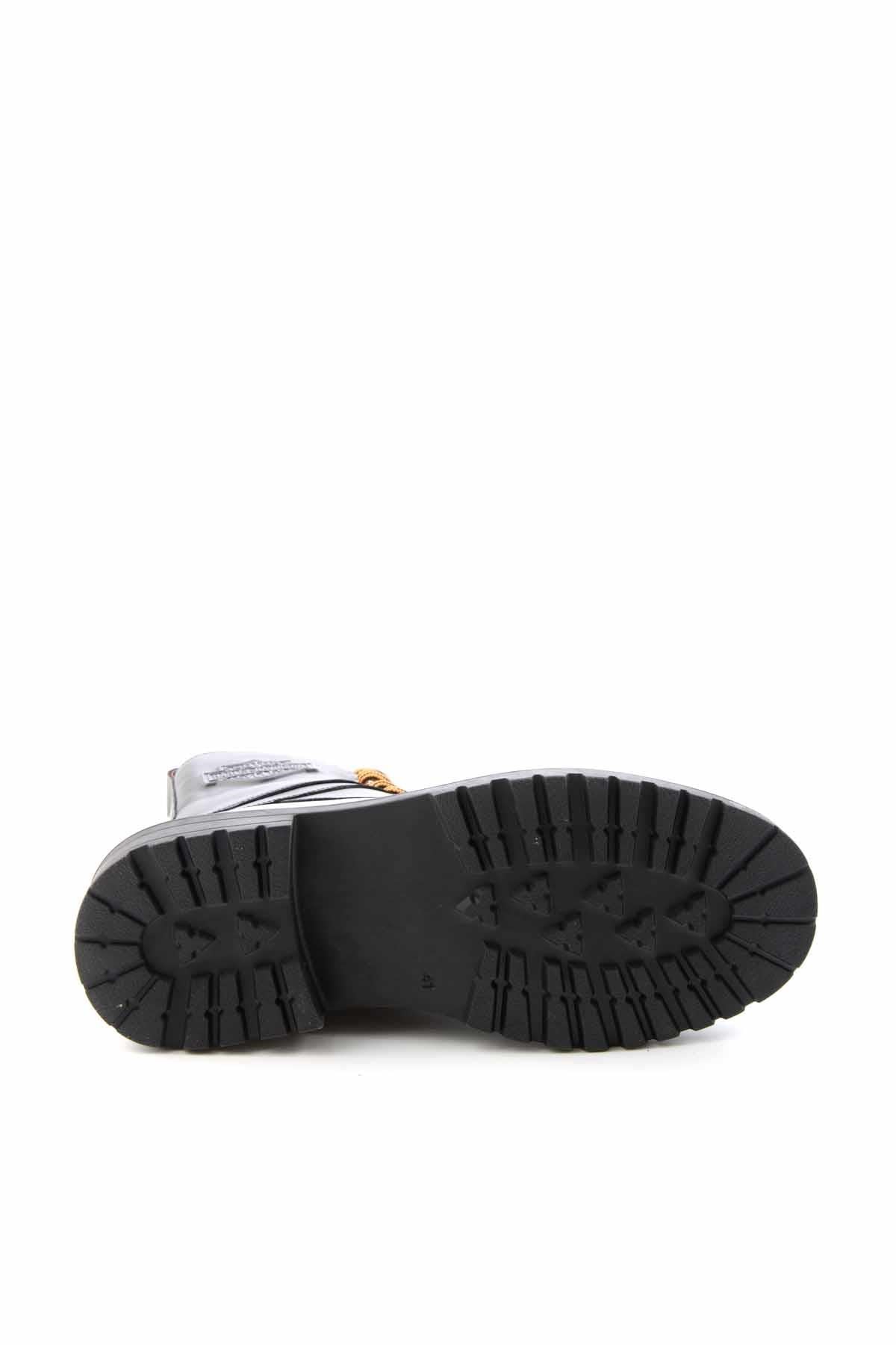 Black Hakiki Deri Erkek Bot & Bootie HD1777155303