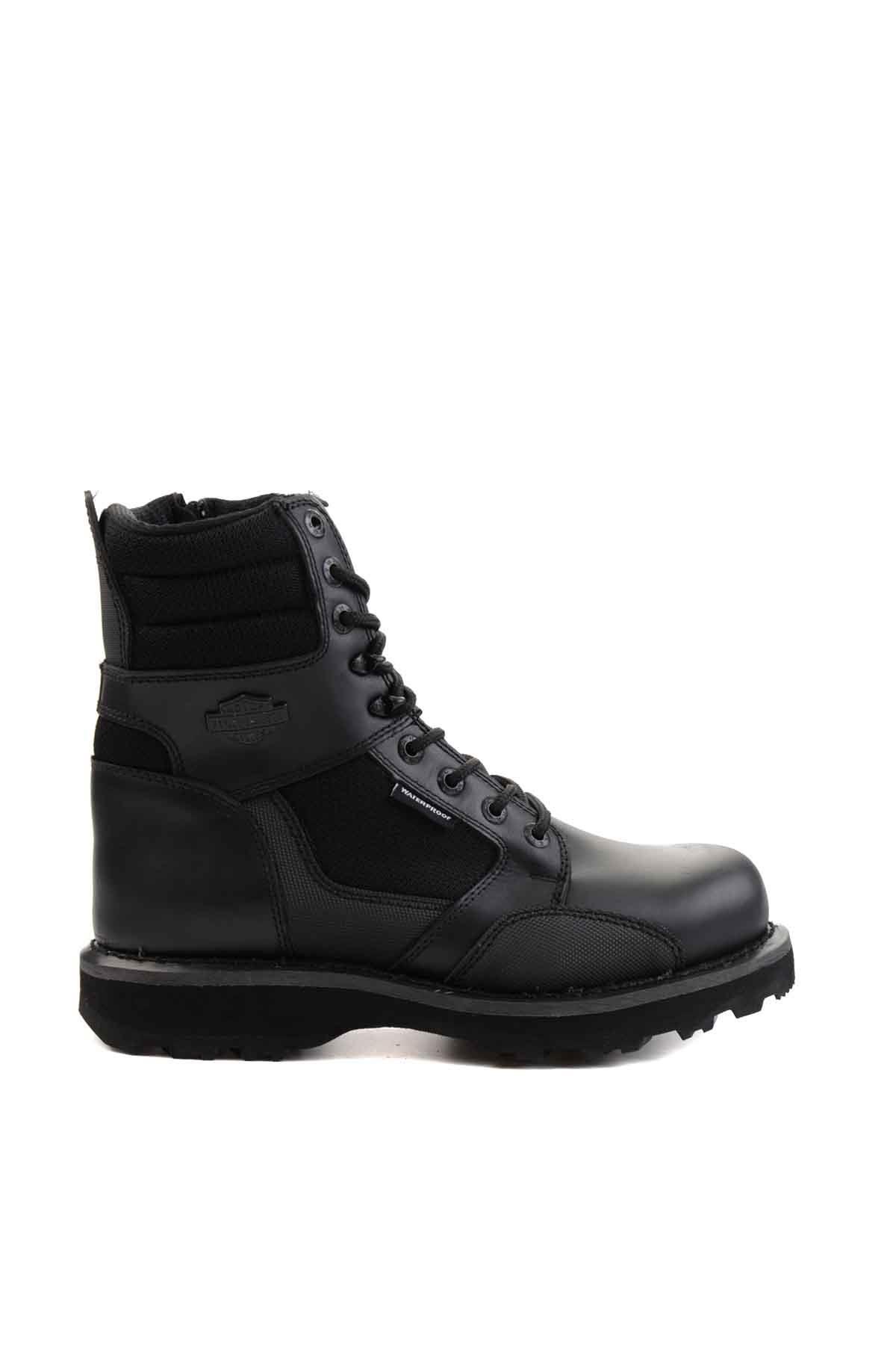 Black Hakiki Deri Erkek Bot & Bootie HD1777064803