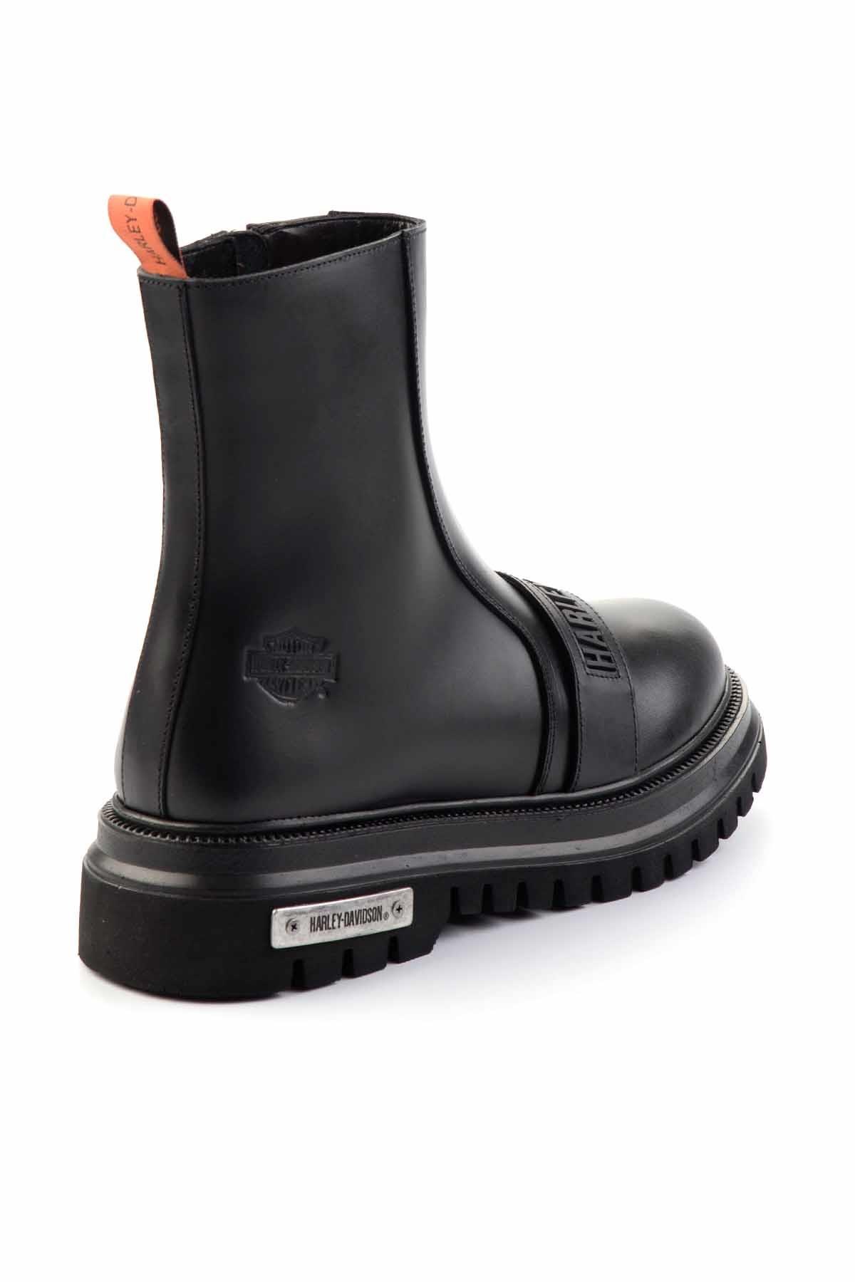 Black Hakiki Deri Erkek Bot & Bootie HD1777062403
