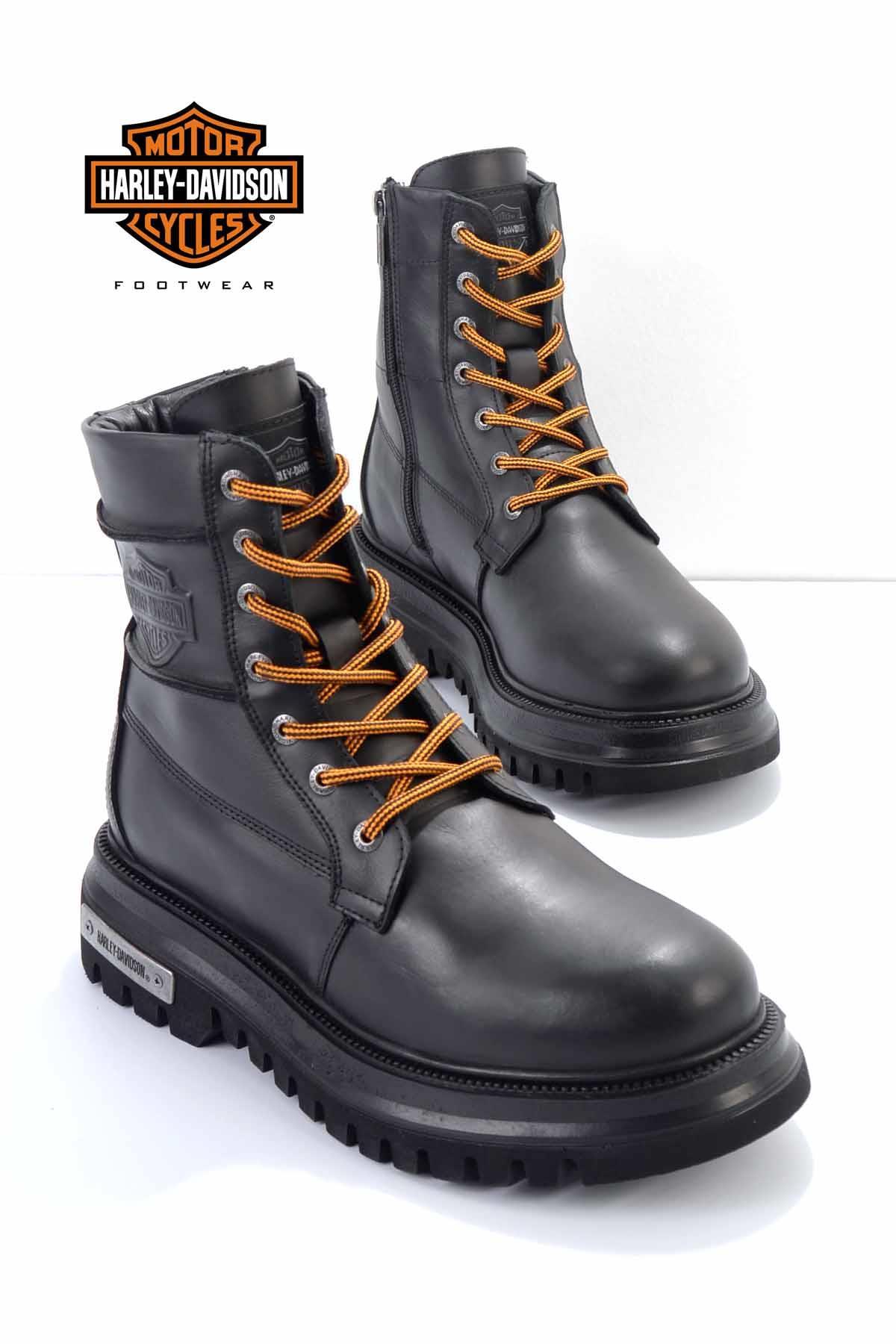 Black Hakiki Deri Erkek Bot & Bootie HD1777062003