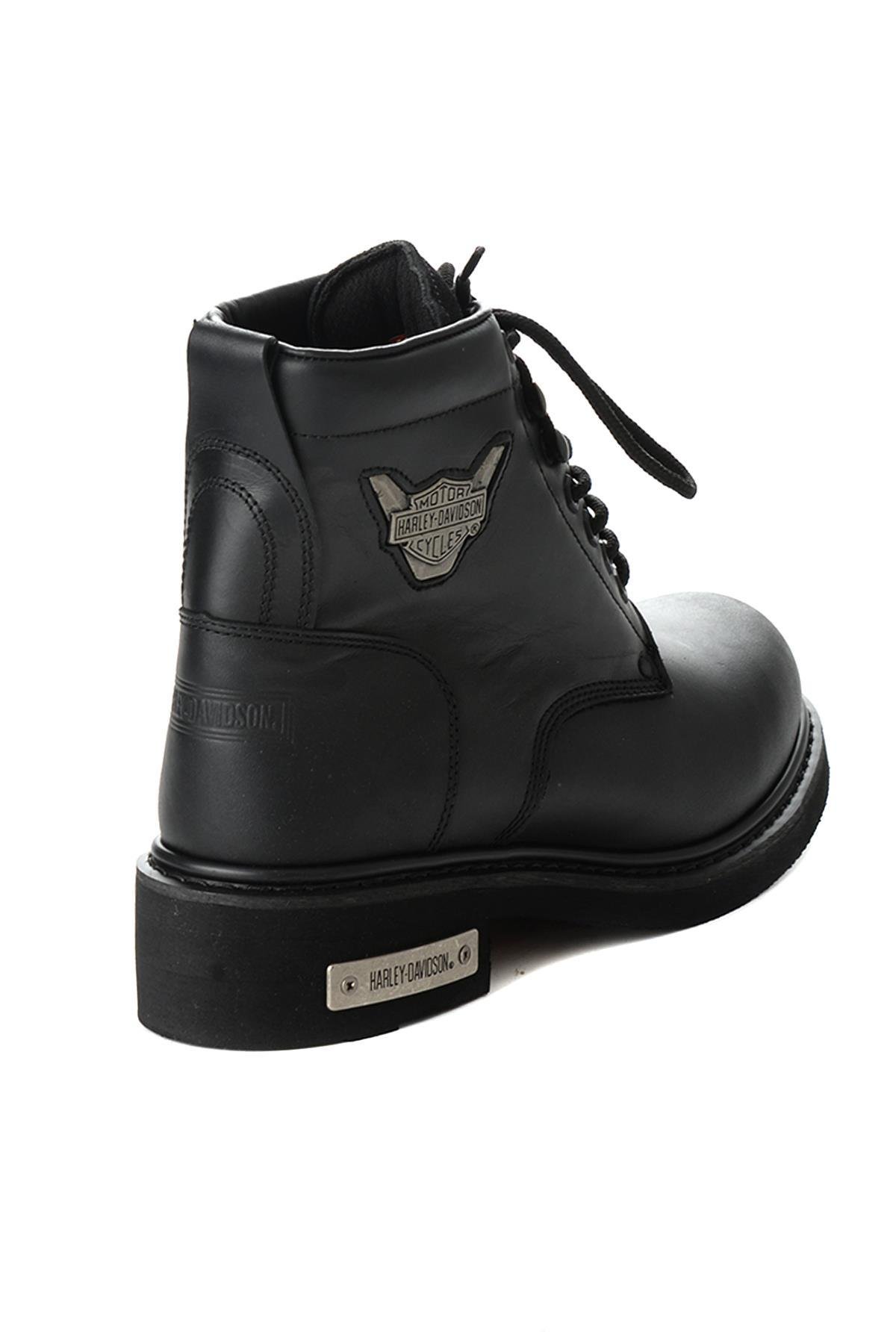 Black Hakiki Deri Erkek Bot & Bootie HD1777009603