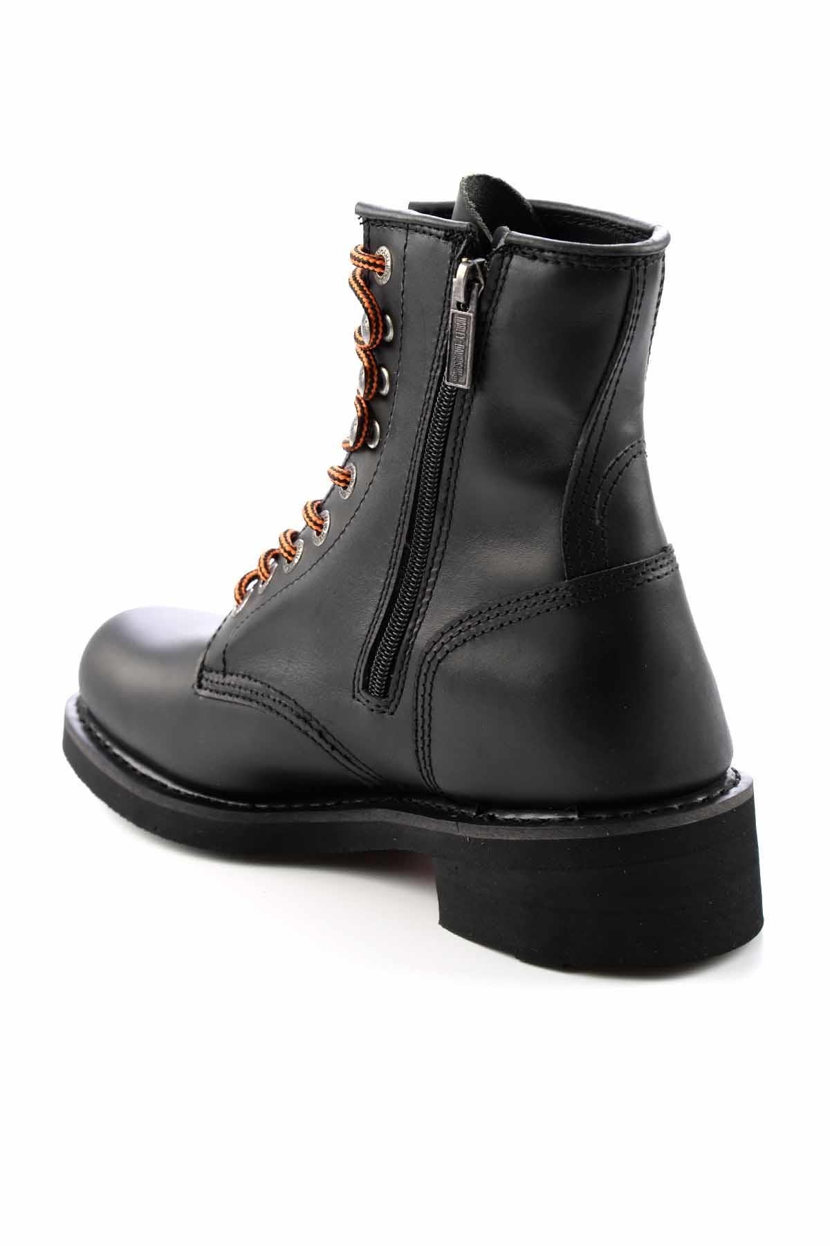 Black Hakiki Deri Erkek Bot & Bootie HD1777070003