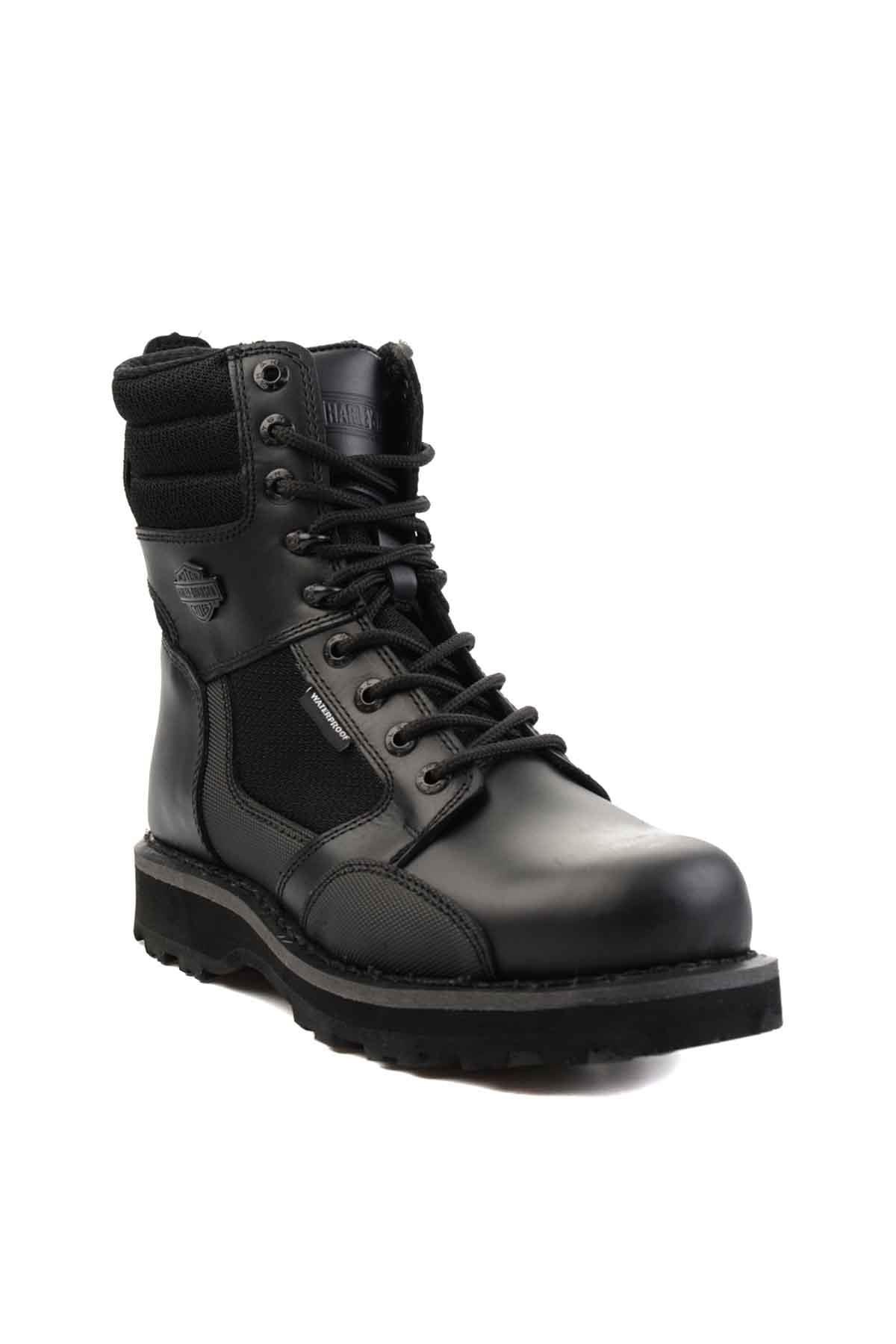 Black Hakiki Deri Erkek Bot & Bootie HD1777064803