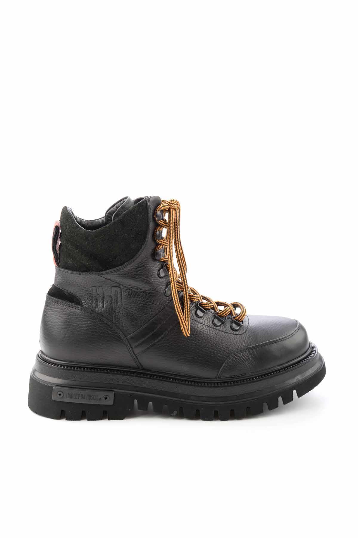Black Hakiki Deri Erkek Bot & Bootie HD1777056403