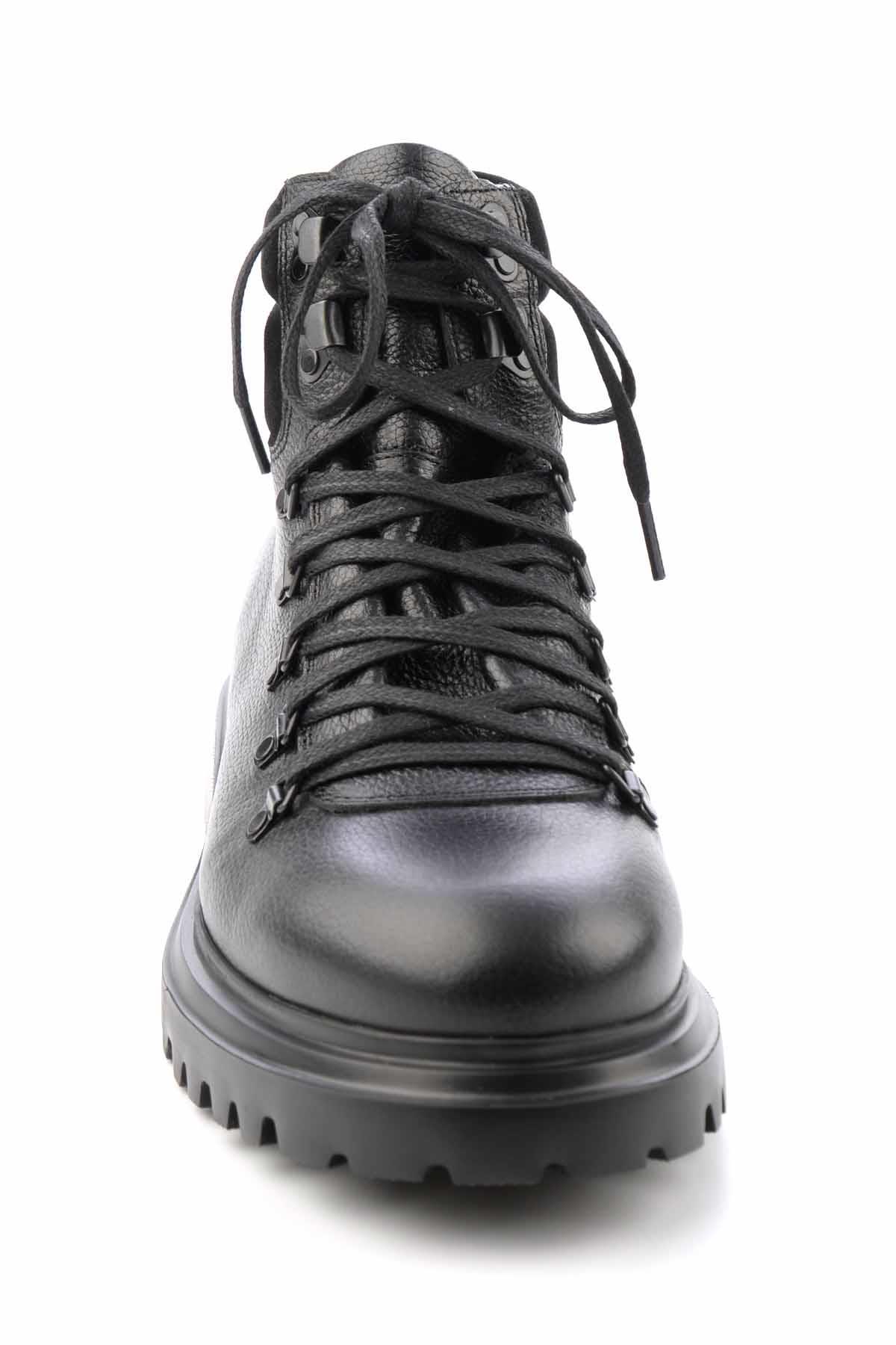 Black Hakiki Deri Erkek Bot & Bootie HP1144177103